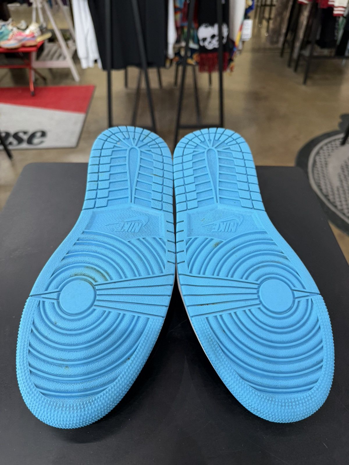 Jordan Brand Jordan 1 Low Black Dark Powder Blue Size 8.5 (2022) Size US 8.5 / EU 41-42 - 9 Thumbnail
