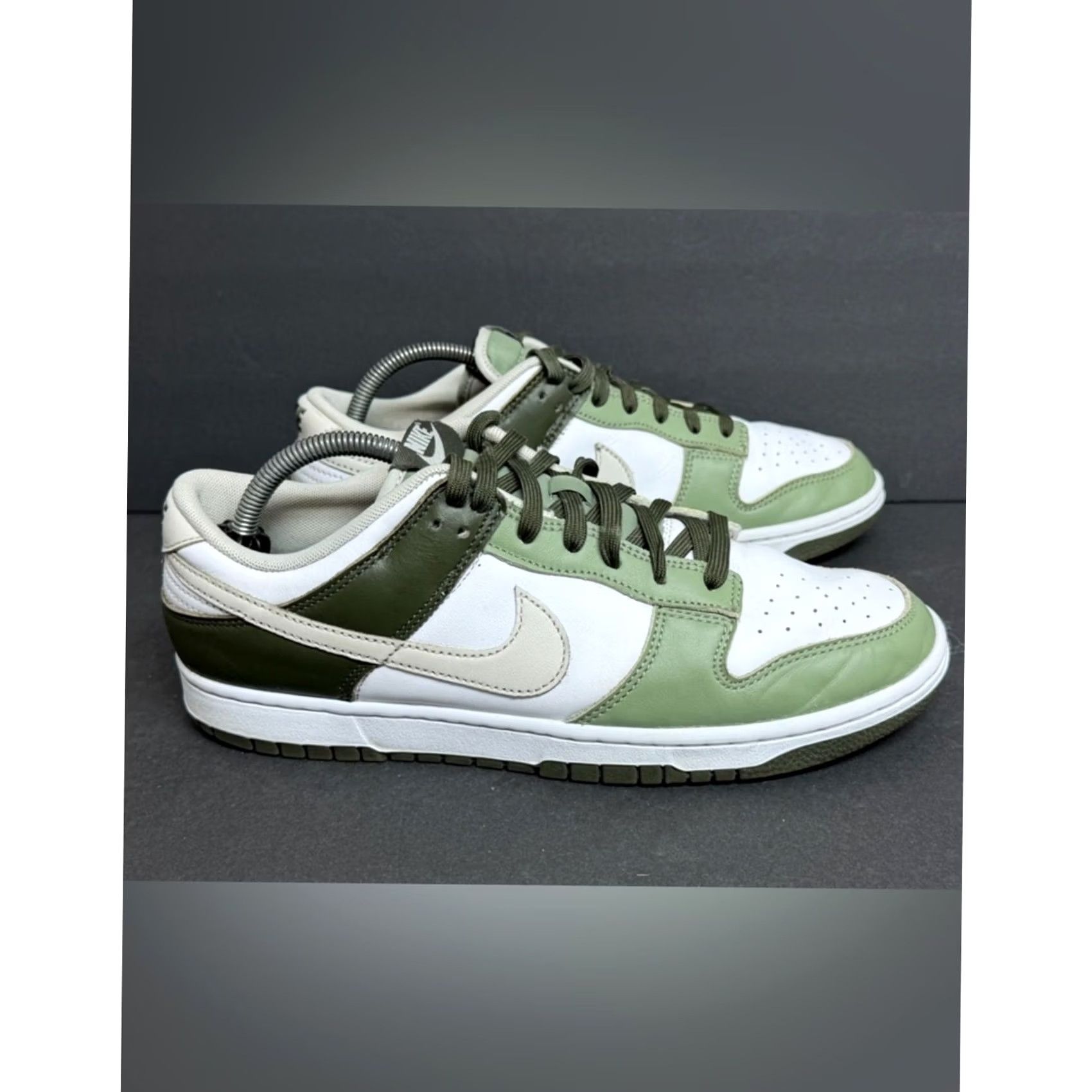 Nike Nike Dunk Low Oil Green Cargo Khaki White FN6882-100 Men 9.5 Shoes Size US 10 / EU 43 - 6 Thumbnail