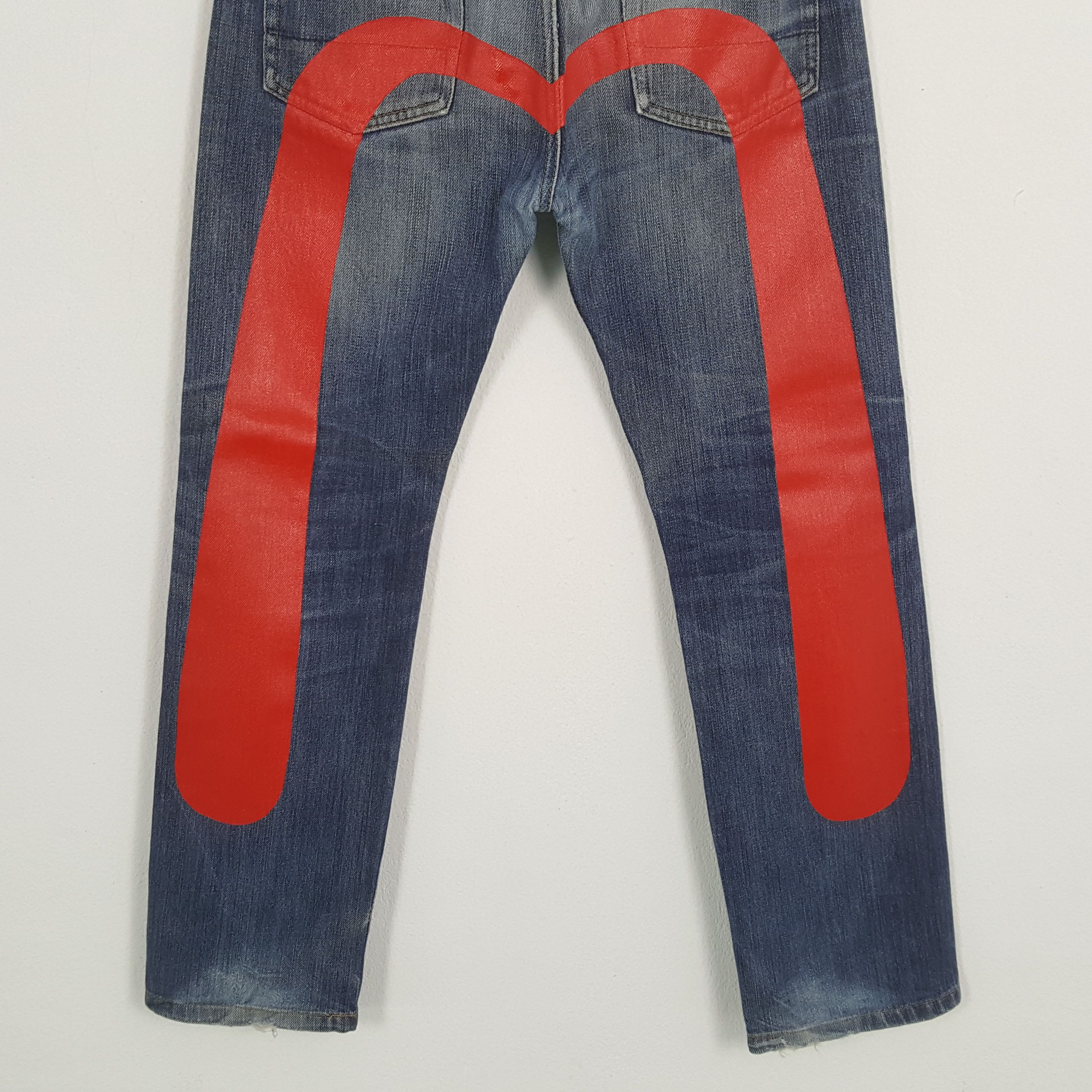Japanese Brand × Vintage EVISU Japanese Brand Streetwear Custom Daicock Jeans Size US 29 - 3 Thumbnail