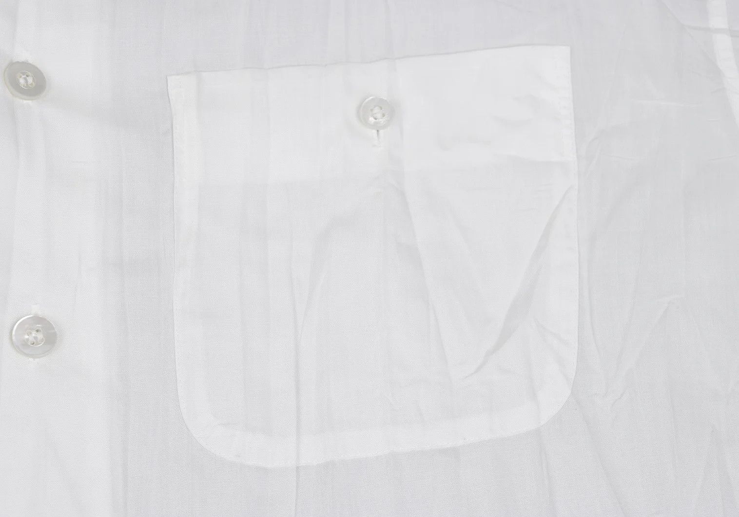 Issey Miyake Mao Collar Shirt in White, Size S Size US S / EU 44-46 / 1 - 4 Thumbnail
