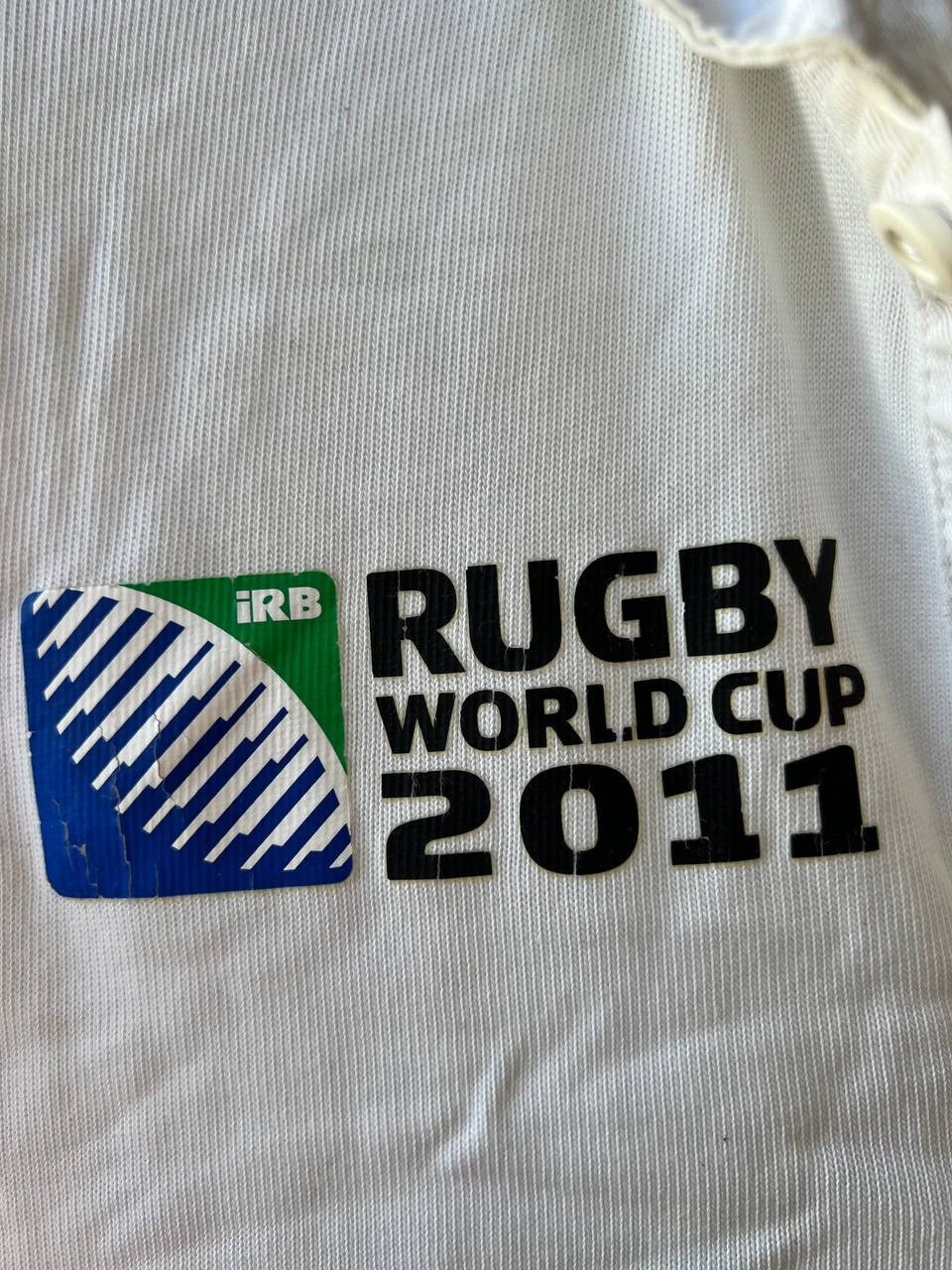 2011 ENGLAND TEAM IRB WORLD CUP RUGBY JERSEY RARE SHIRT SZ M