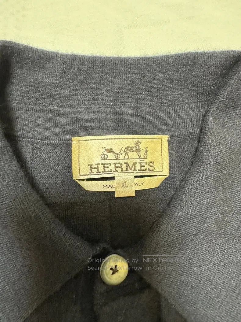 Hermes Hermes Cashmere Short Sleeve Polo. Size US XL / EU 56 / 4 - 6 Thumbnail