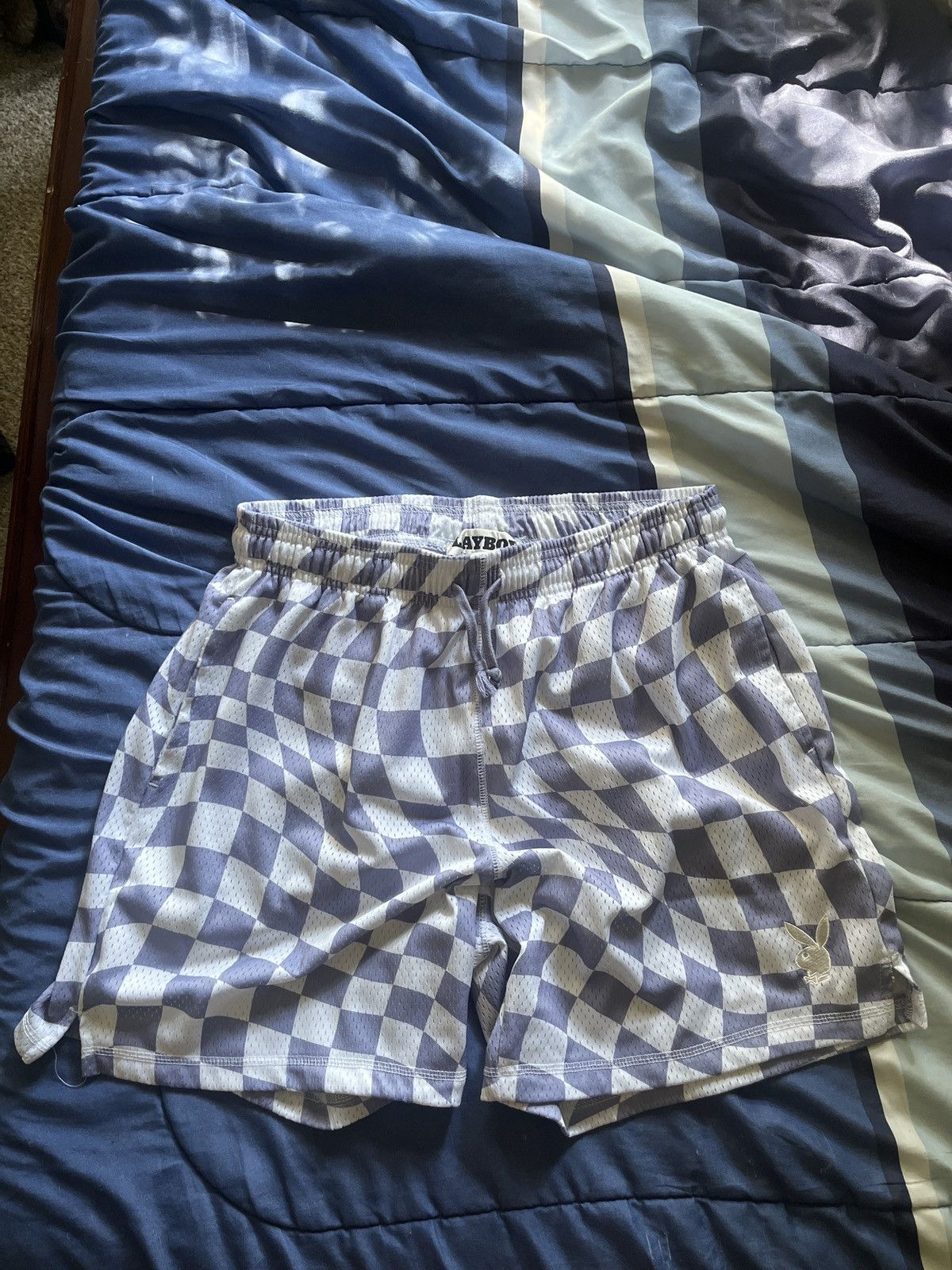 Pacsun × Playboy Playboy Mesh Shorts Purple Size US 32 / EU 48 - 1 Thumbnail