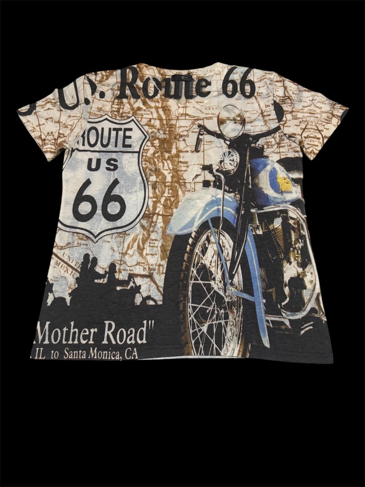 Just Cavalli × Roberto Cavalli OVP Just Cavalli U.S Route 66 Bike Mother Road Shirt Size US M / EU 48-50 / 2 - 1 Thumbnail