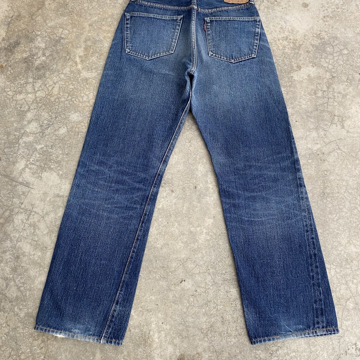 Denime Vintage 90’s Denime Japan Faded Blue Selvedge Jeans Size US 30 / EU 46 - 10 Thumbnail
