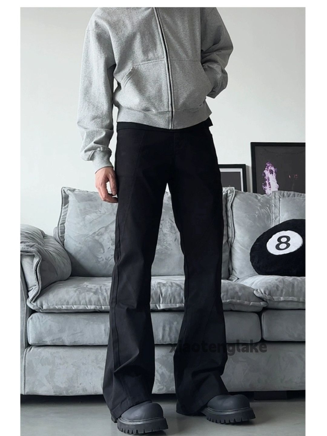 Designer × Japanese Brand × Vintage utility punk grunge bootcut flared y2k yuppie pants Size US 28 / EU 44 - 2 Thumbnail