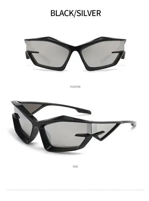 Electric Visual Cyber Silver Lens Sunglasses Size ONE SIZE - 2 Thumbnail