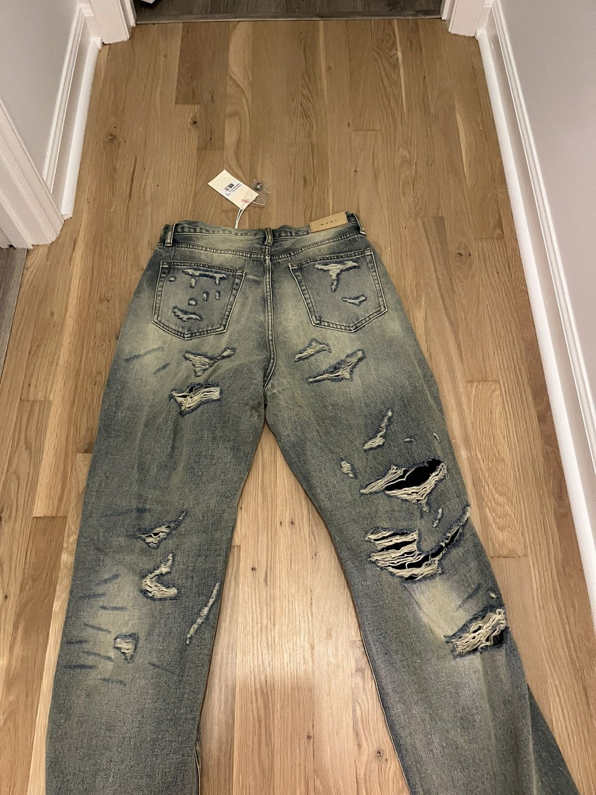 MNML baggy ripped denim Size US 30 / EU 46 - 4 Thumbnail