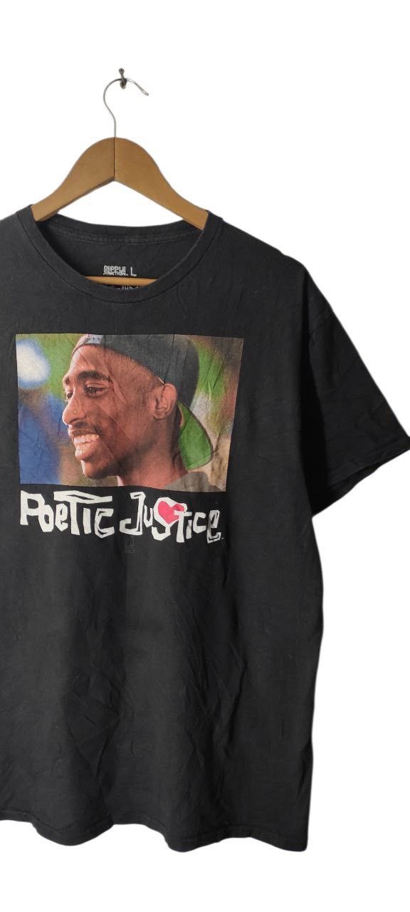 Band Tees TUPAC SHAKUR POETIC AMO HIPHOP TEE Size US M / EU 48-50 / 2 - 6 Thumbnail