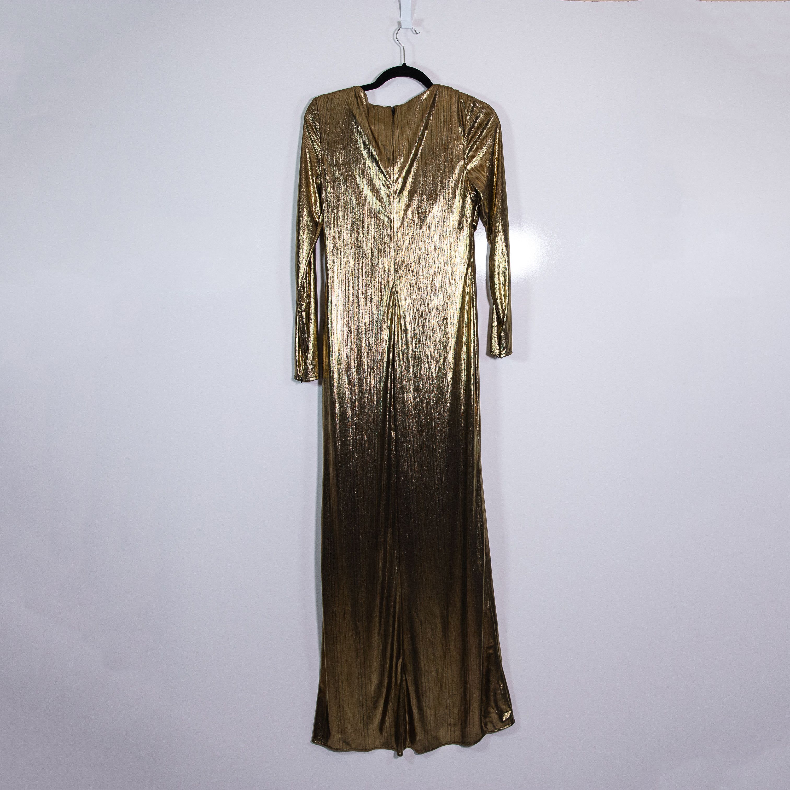 Mac Duggal NEW Ieena For Mac Duggal 26684 Gold Size M / US 6-8 / IT 42-44 - 4 Thumbnail
