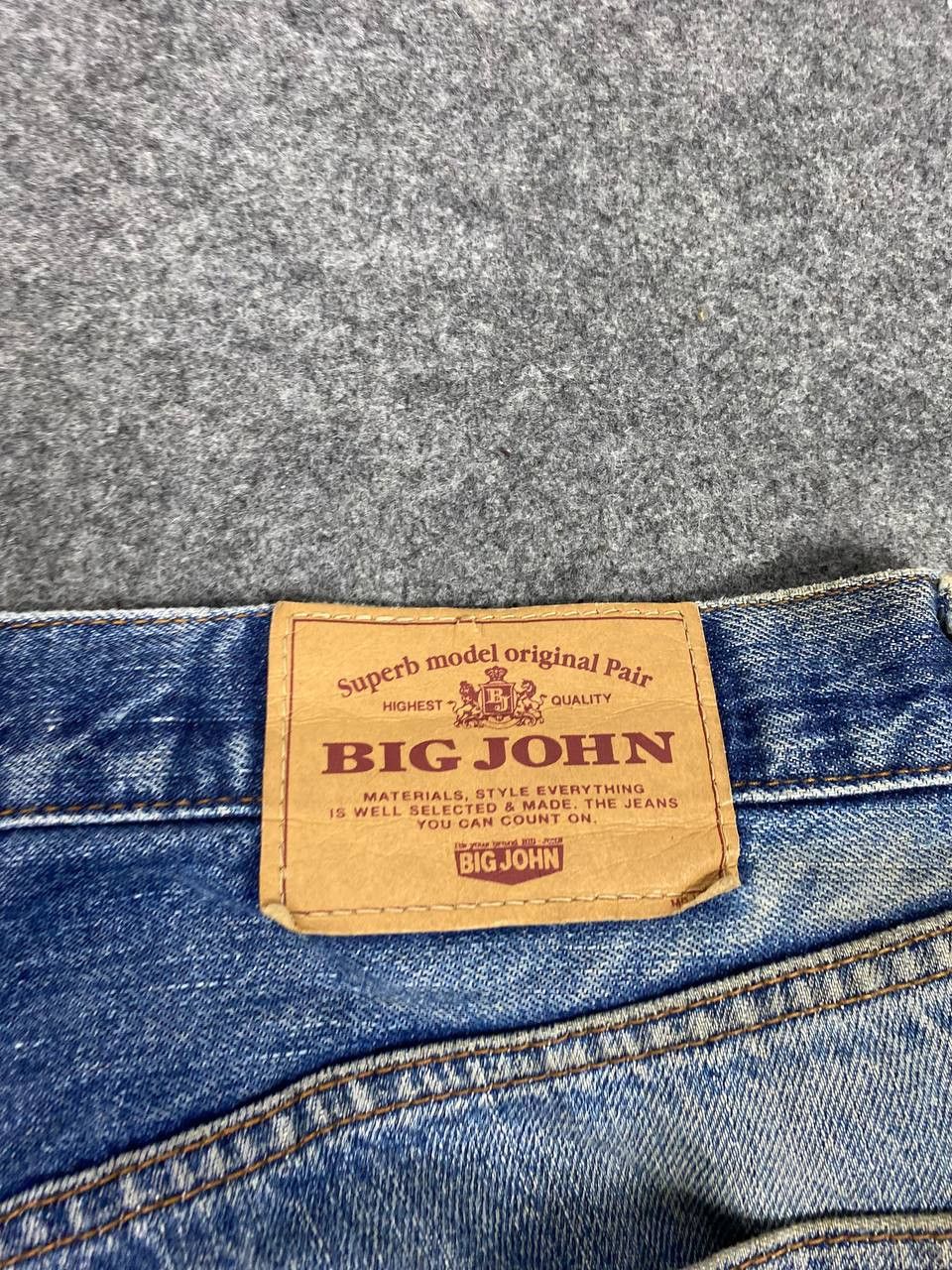 Big John vintage big john distressed denim nice design Size US 33 - 5 Thumbnail