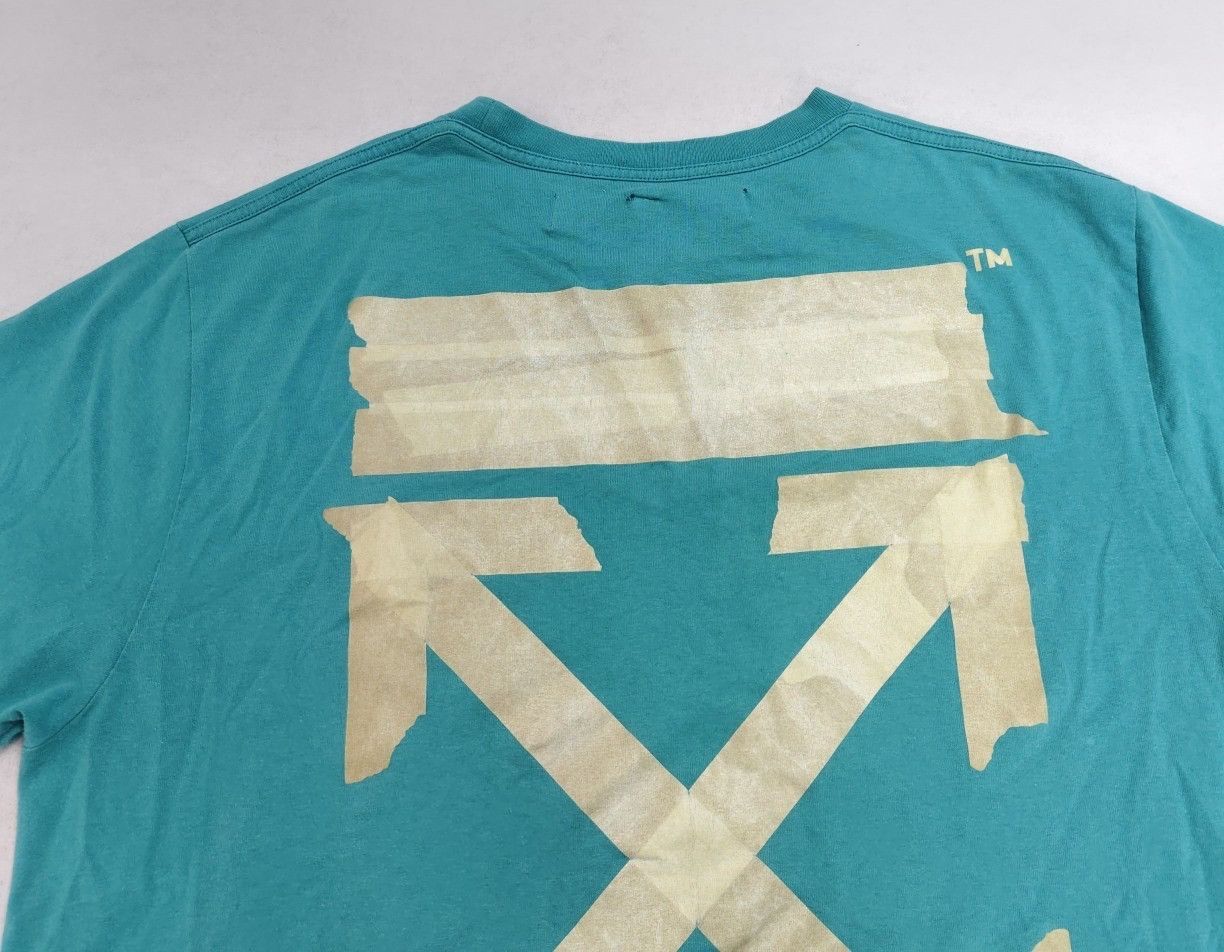 Off-White Off-White SS20 Diagonal Arrows Tape Oversized T-Shirt Size US XS / EU 42 / 0 - 8 Thumbnail