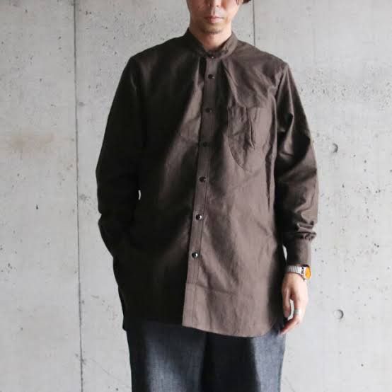 KLASICA × Lemaire × Yohji Yamamoto Soft Micro Moleskin Cotton Oversize Shirt Size US L / EU 52-54 / 3 - 6 Thumbnail