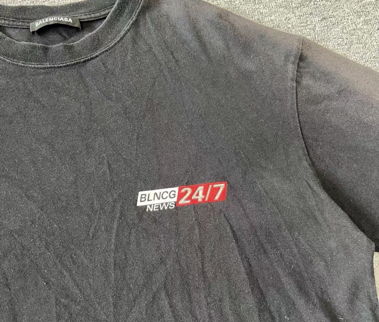 Balenciaga Balenciaga 24/7 Short Sleeve T-Shirt J16 Size US S / EU 44-46 / 1 - 5 Thumbnail