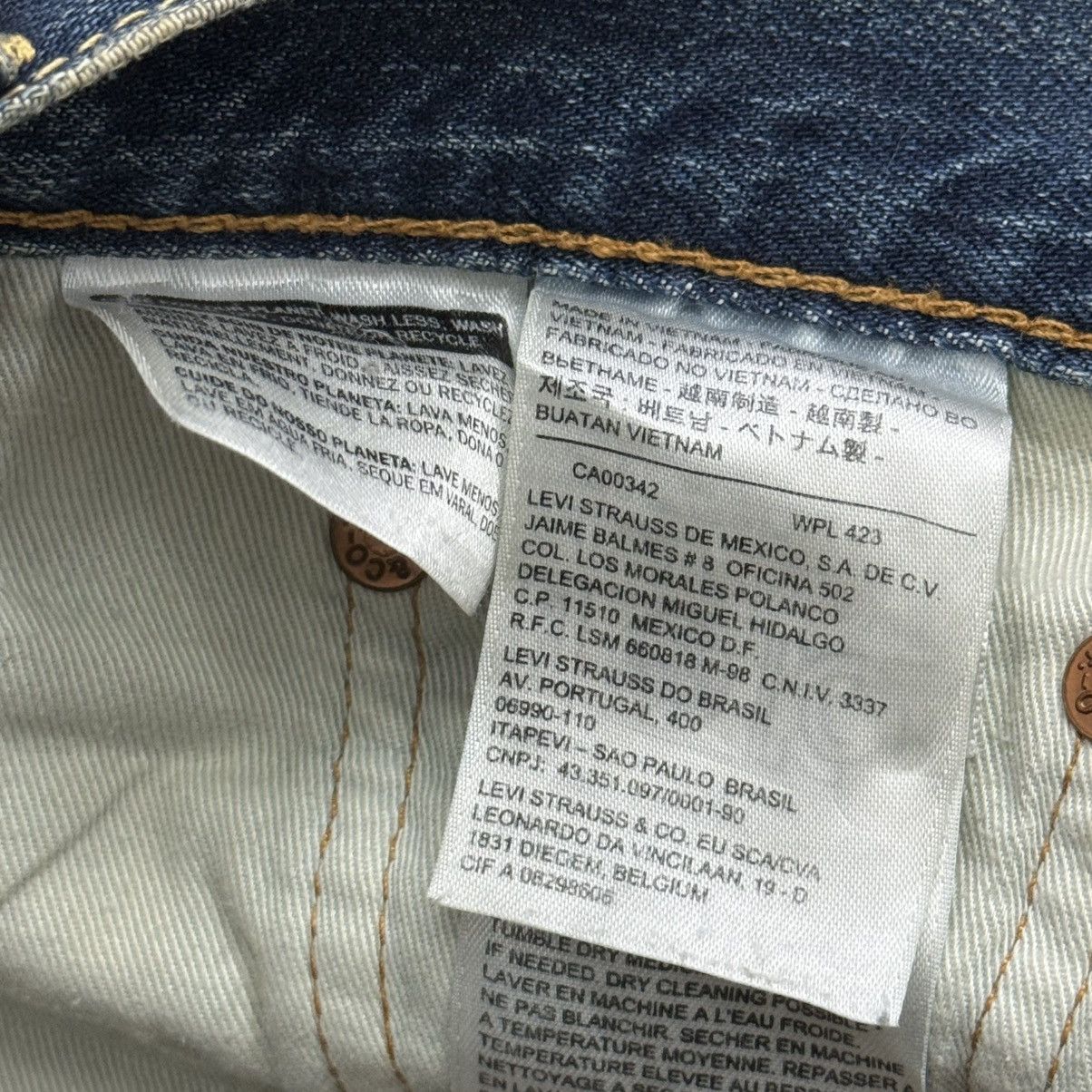 Levi's Y2K Levis 502 Muddy Distressed Denim Pants Size US 30 / EU 46 - 17 Thumbnail