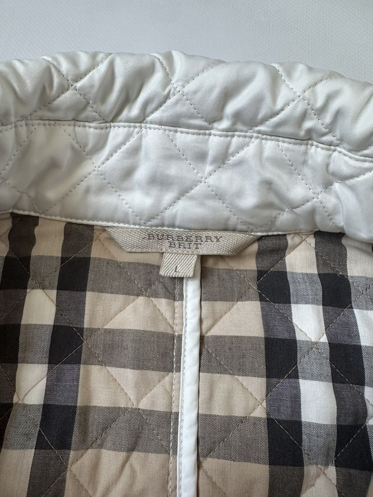 Burberry Burberry Quilted Jacket Size L / US 10 / IT 46 - 9 Thumbnail