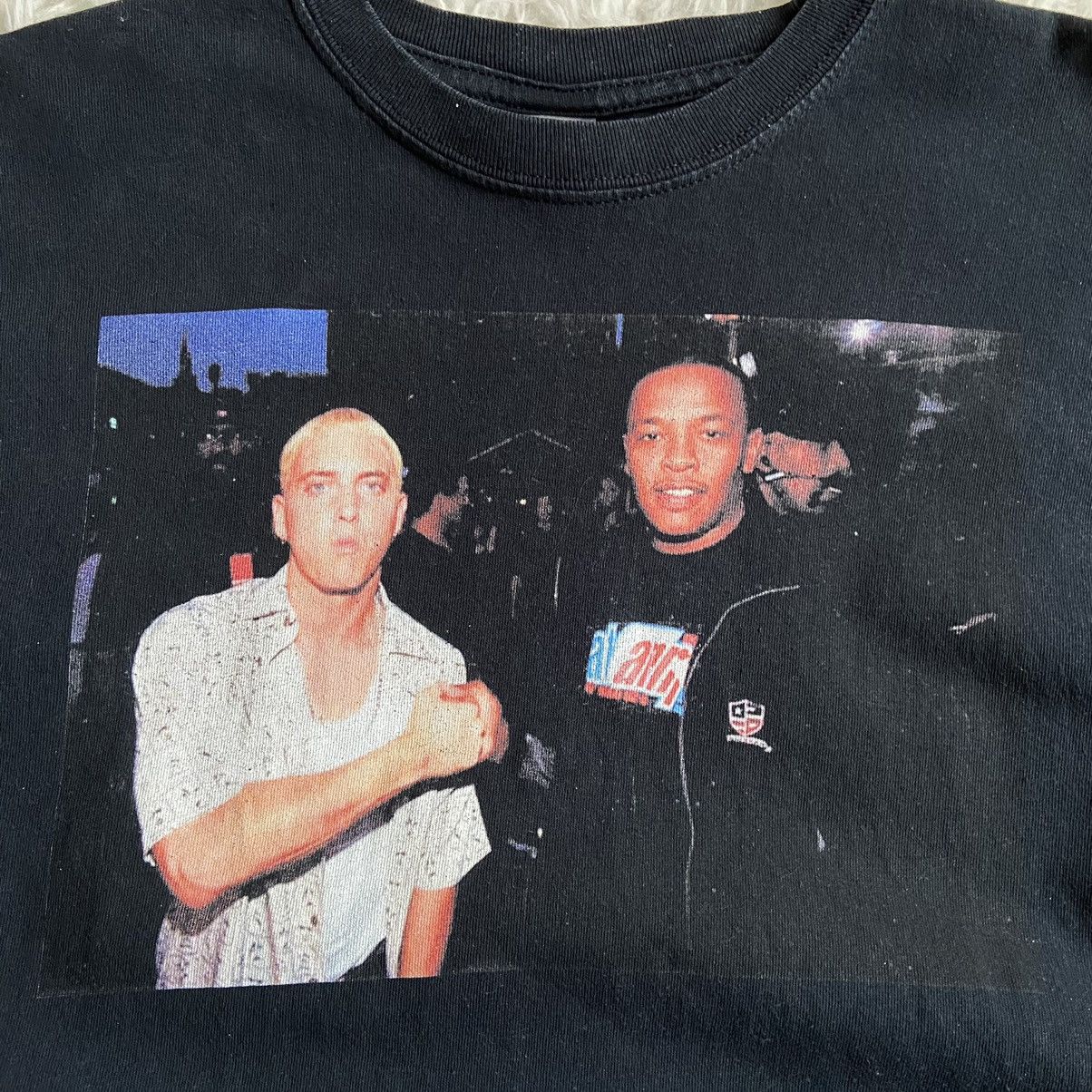 Eminem × Rap Tees × Vintage 📌 Crazy Eminem & Dr. Dre Rap T-Shirt Size US M / EU 48-50 / 2 - 3 Thumbnail
