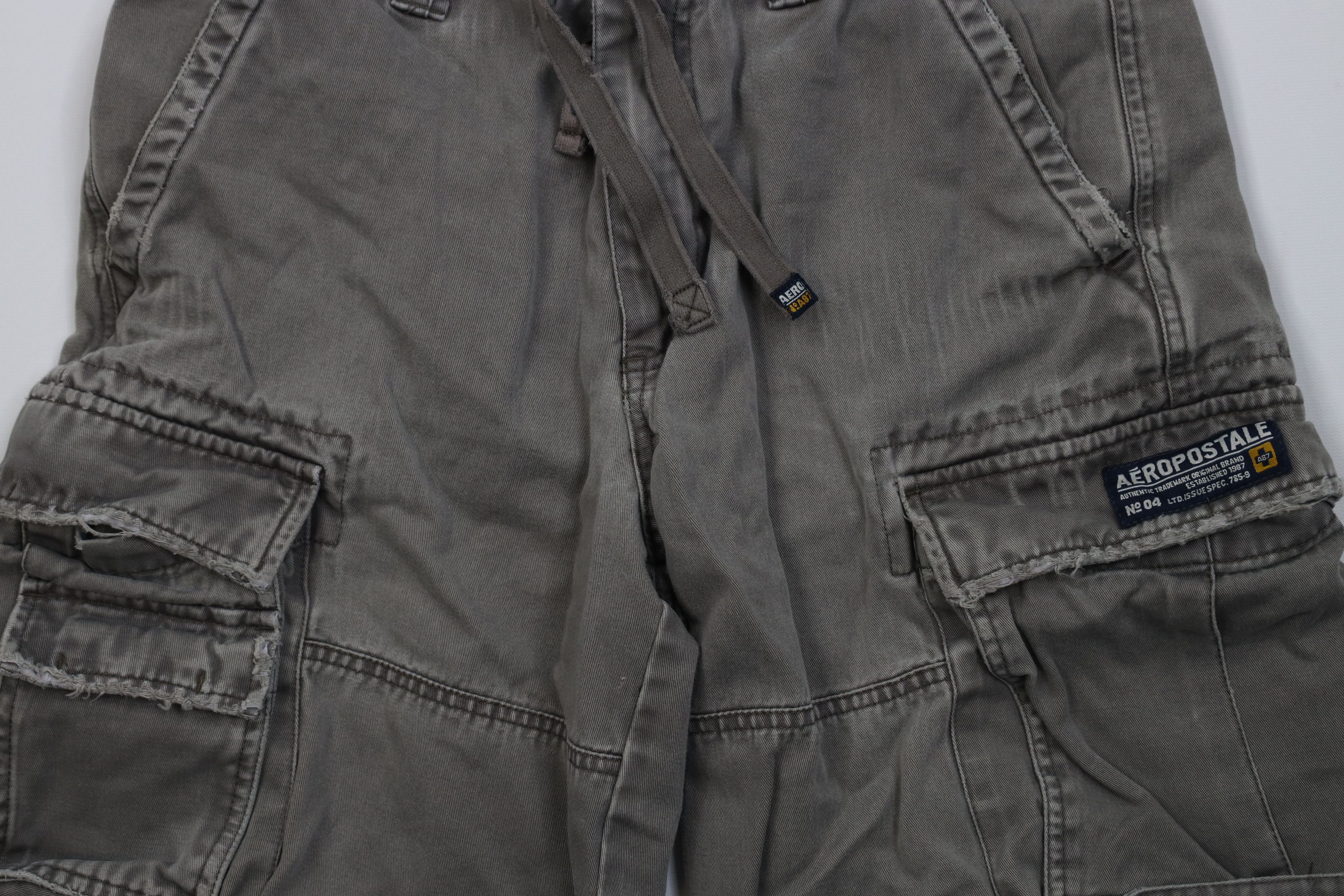 Aeropostale Vintage Y2K Aeropostale Heavyweight Surplus Cargo Shorts Size US 29 - 3 Thumbnail