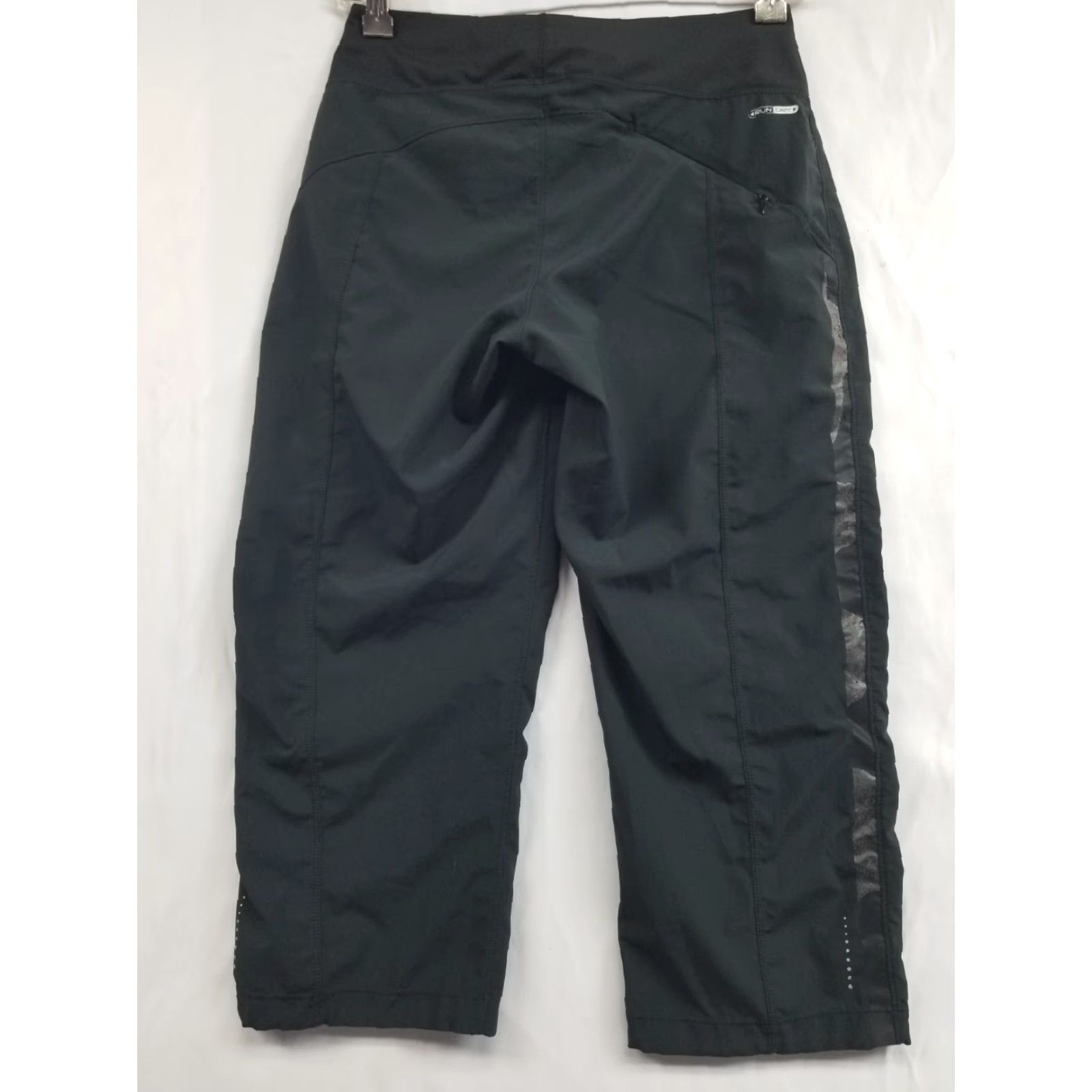 Saucony Saucony Jogger Pants Women XS Black Adjustable Waist Ankle Zip Pockets Running Tight Skinny Brand: Saucony Size 26" / US 2 / IT 38 - 2 Thumbnail