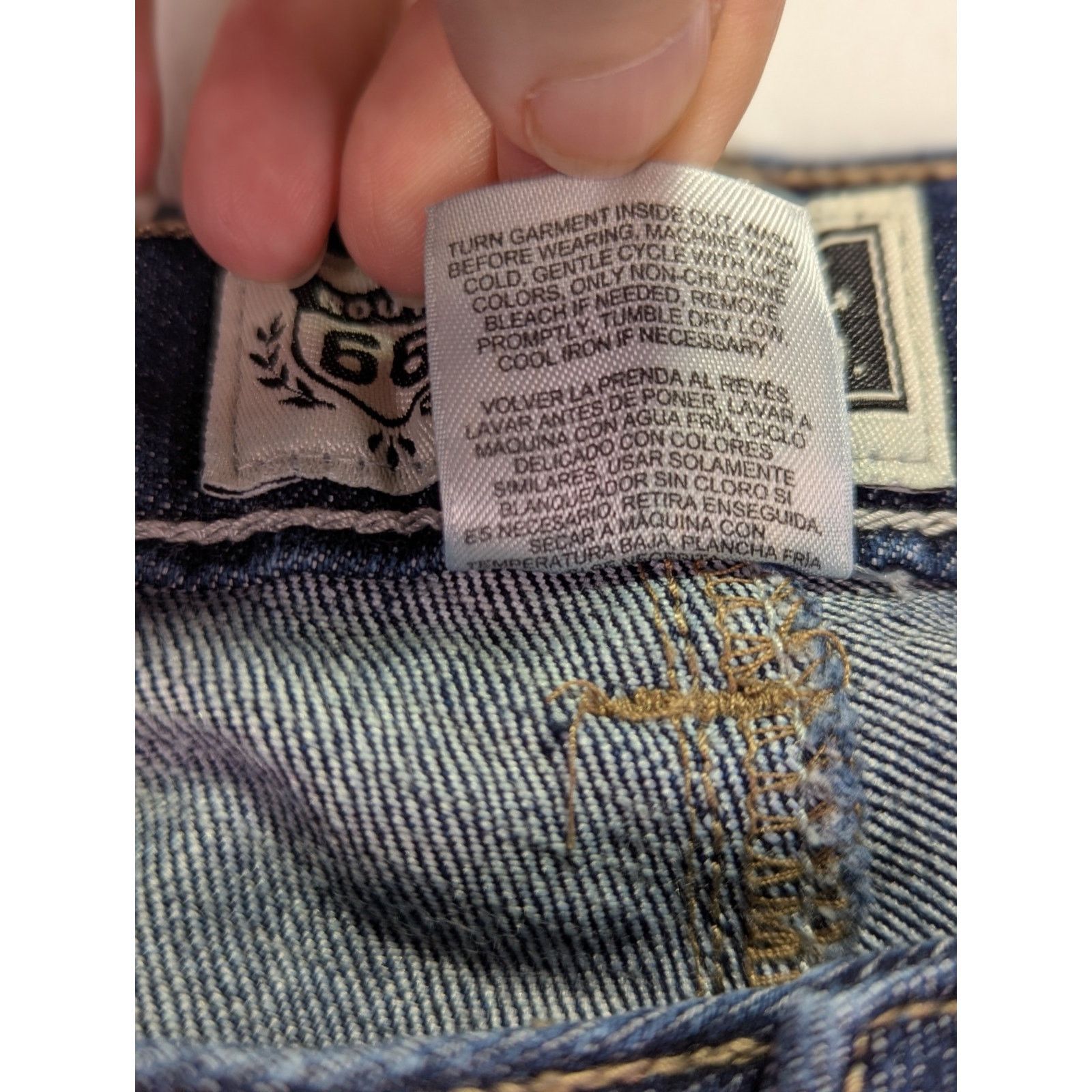 Route 66 Vintage Route 66 Y2K Flared Leg Jeans Size 5/6 Mid-Rise Size 32" / US 10 / IT 46 - 6 Thumbnail