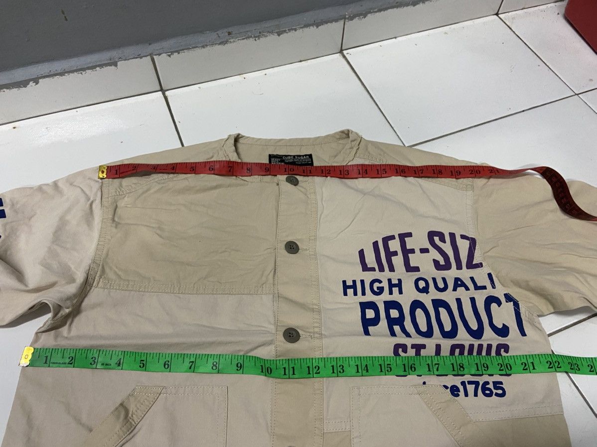 Japanese Brand CUBE SUGAR WORKWEAR PATCHWORK WORK JACKET Size US M / EU 48-50 / 2 - 14 Thumbnail