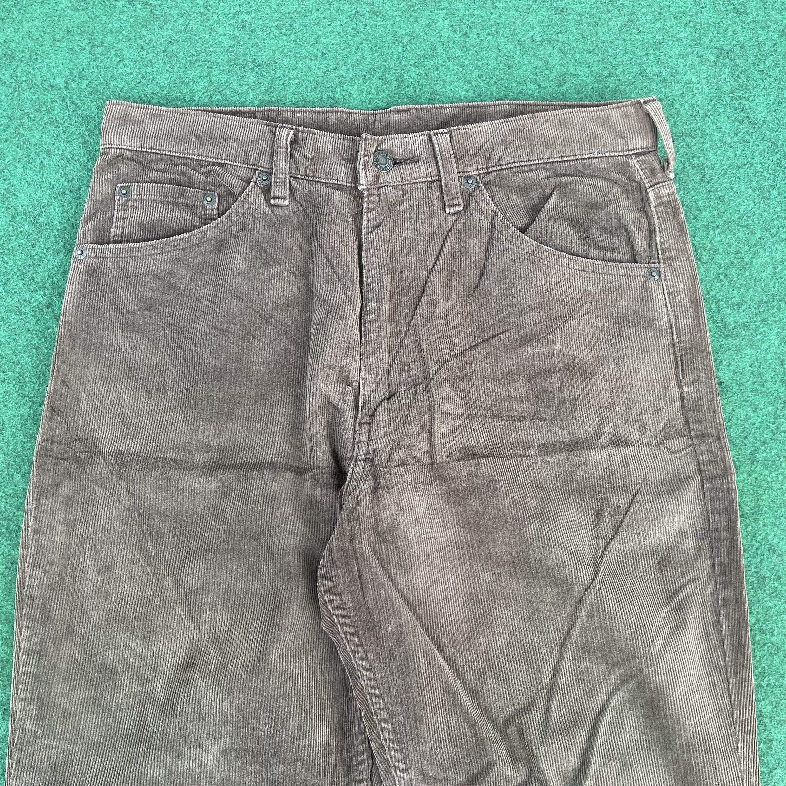 Designer × Levi's × Vintage Vtg Levis 517 Corduroy Sz 32 Bootcut Flared Faded Jeans Size US 32 / EU 48 - 3 Thumbnail
