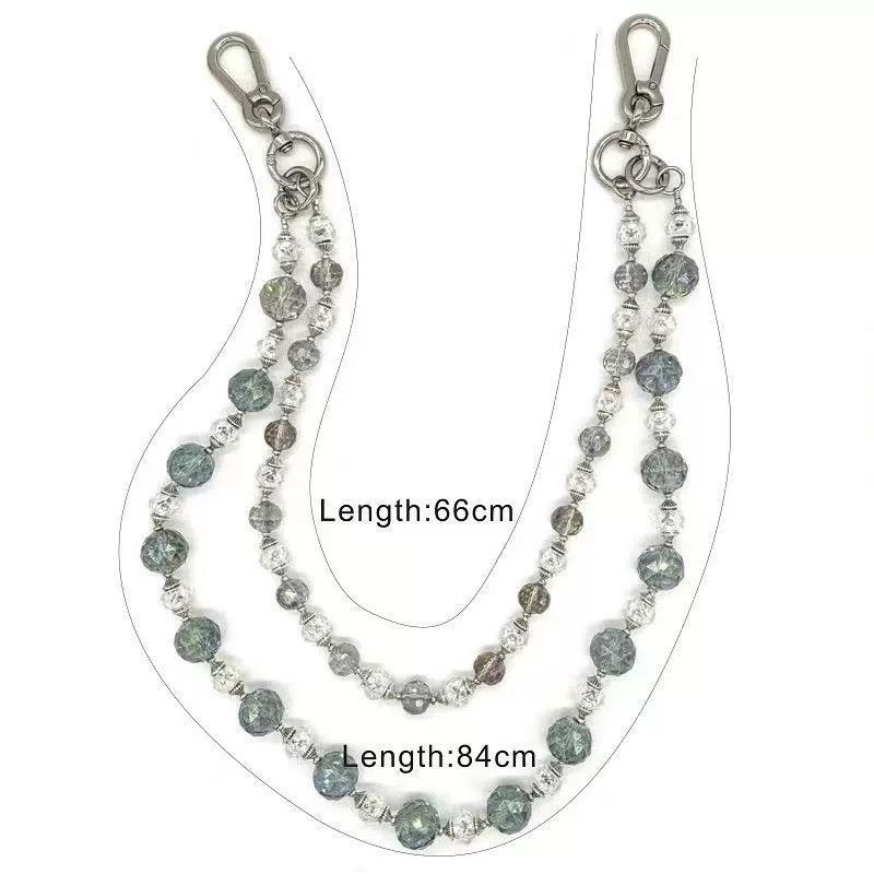 Vintage Retro hip-hop punk style jeans waist chain Size ONE SIZE - 5 Thumbnail