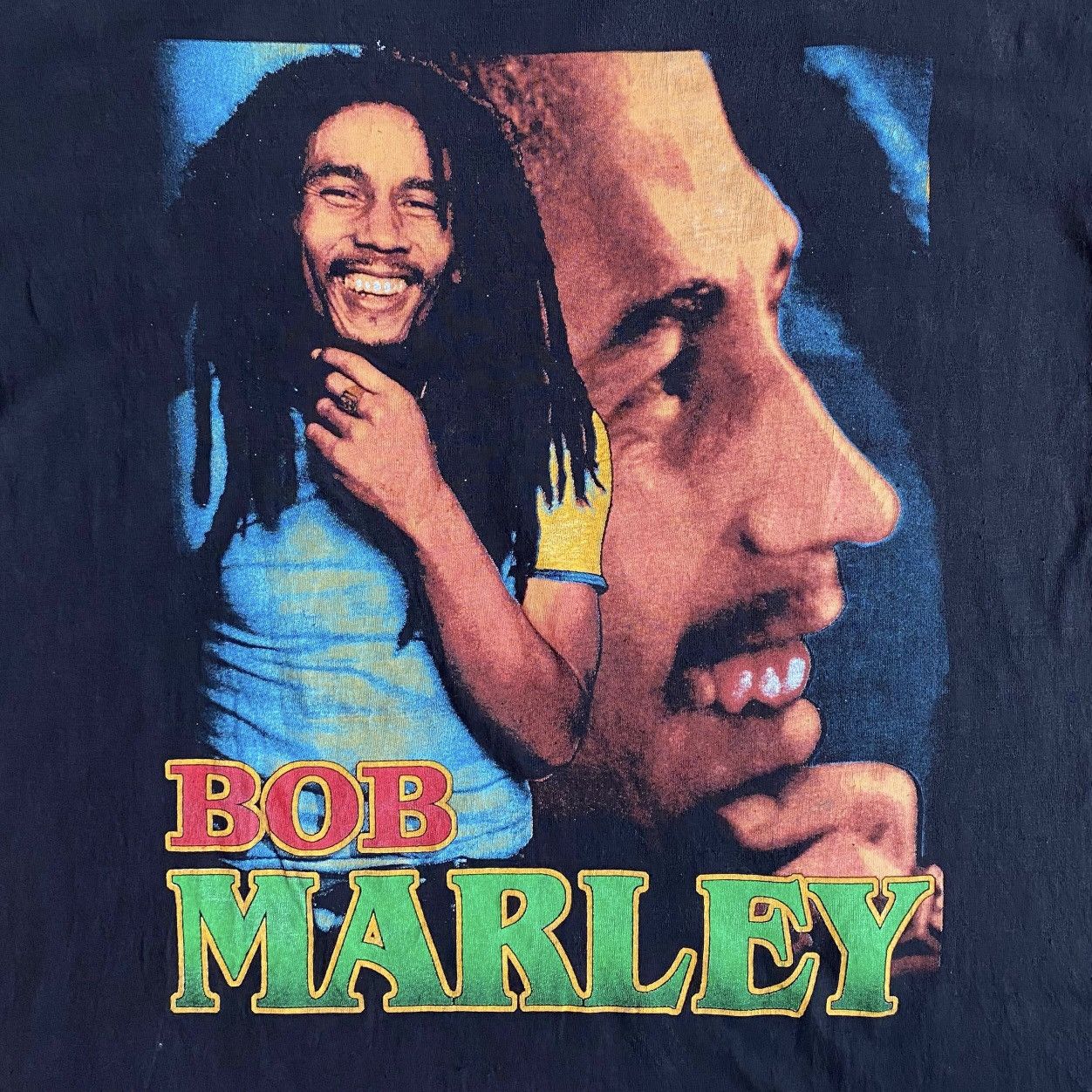 Rap Tees × Vintage Vintage 90s Bob Marley Bootleg T-Shirt Size US XXL / EU 58 / 5 - 2 Thumbnail