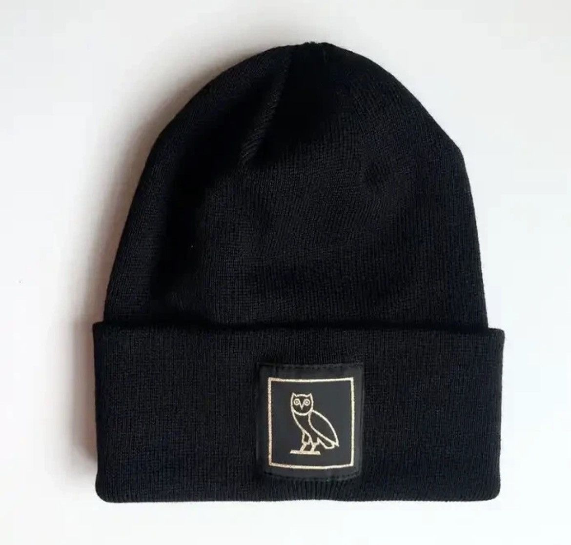 October's Very Own OVO OWL BADGE WOOL BEANIE Size ONE SIZE - 1 Thumbnail