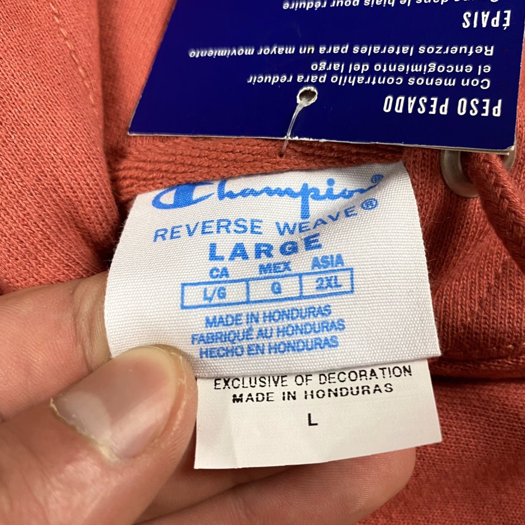 Champion Champion Reverse Weave Hoodie Women L Mauve NWT Pullover Long Sleeve Womens Size L / US 10 / IT 46 - 4 Thumbnail