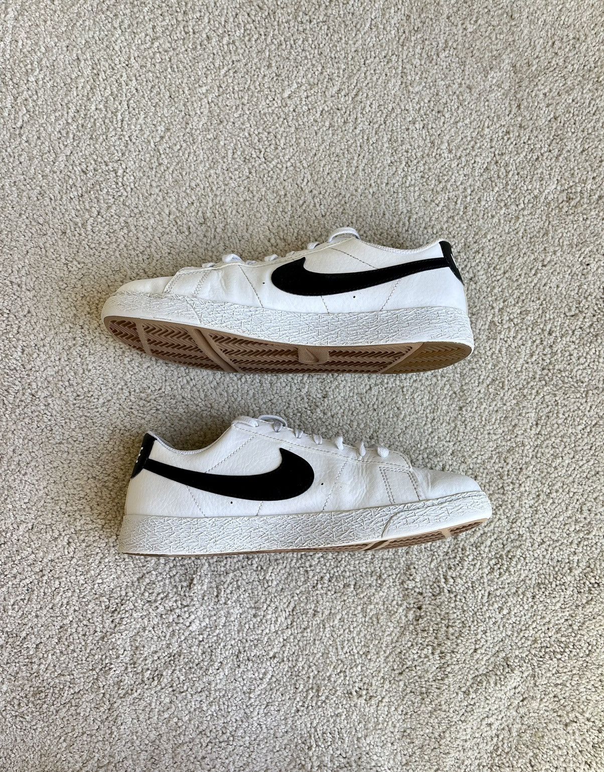 Nike × Vintage nike blazer low gs white black Size US 7.5 / IT 37.5 - 2 Thumbnail