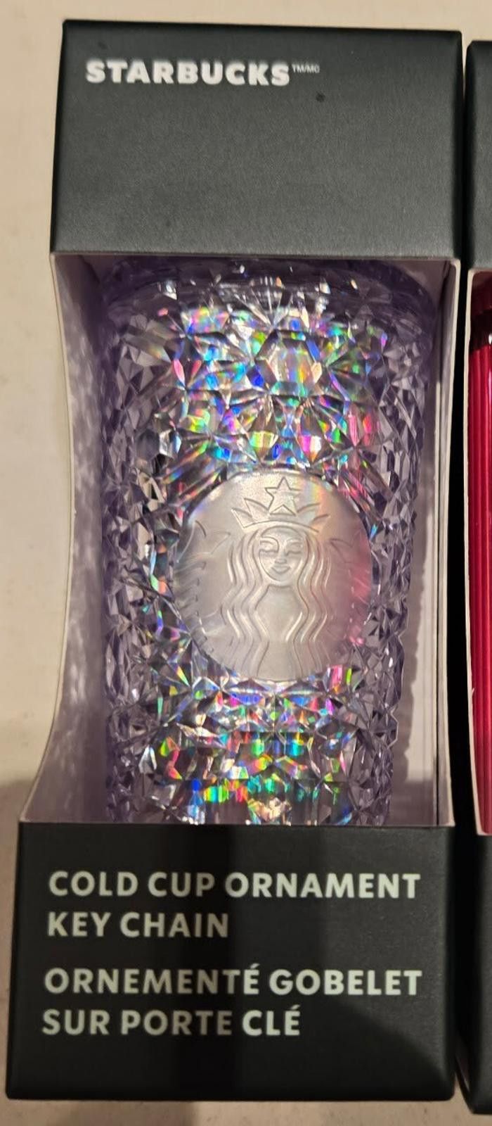 Designer 5 Starbucks Cup Ornaments & Keychains Jeweled Ombre XMAS NWT Size ONE SIZE - 5 Thumbnail