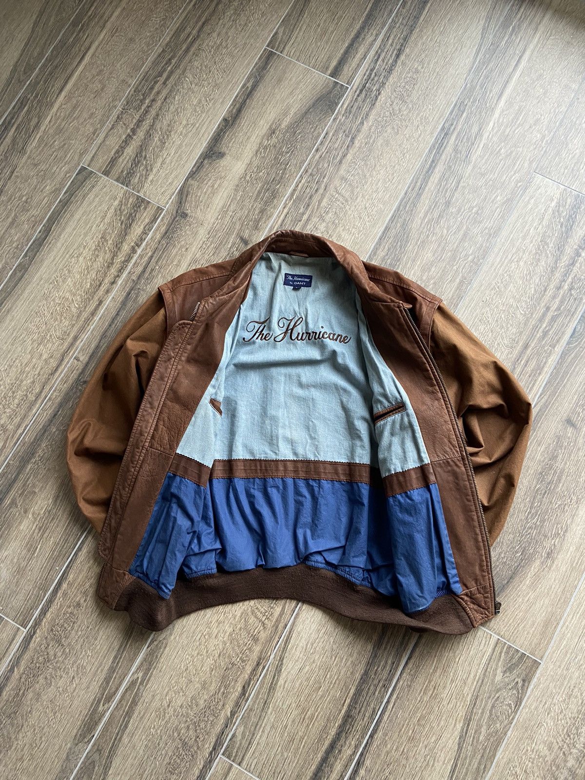 Gant Vintage The Hurricane by GANT aviator leather bomber jacket Size US L / EU 52-54 / 3 - 2 Thumbnail