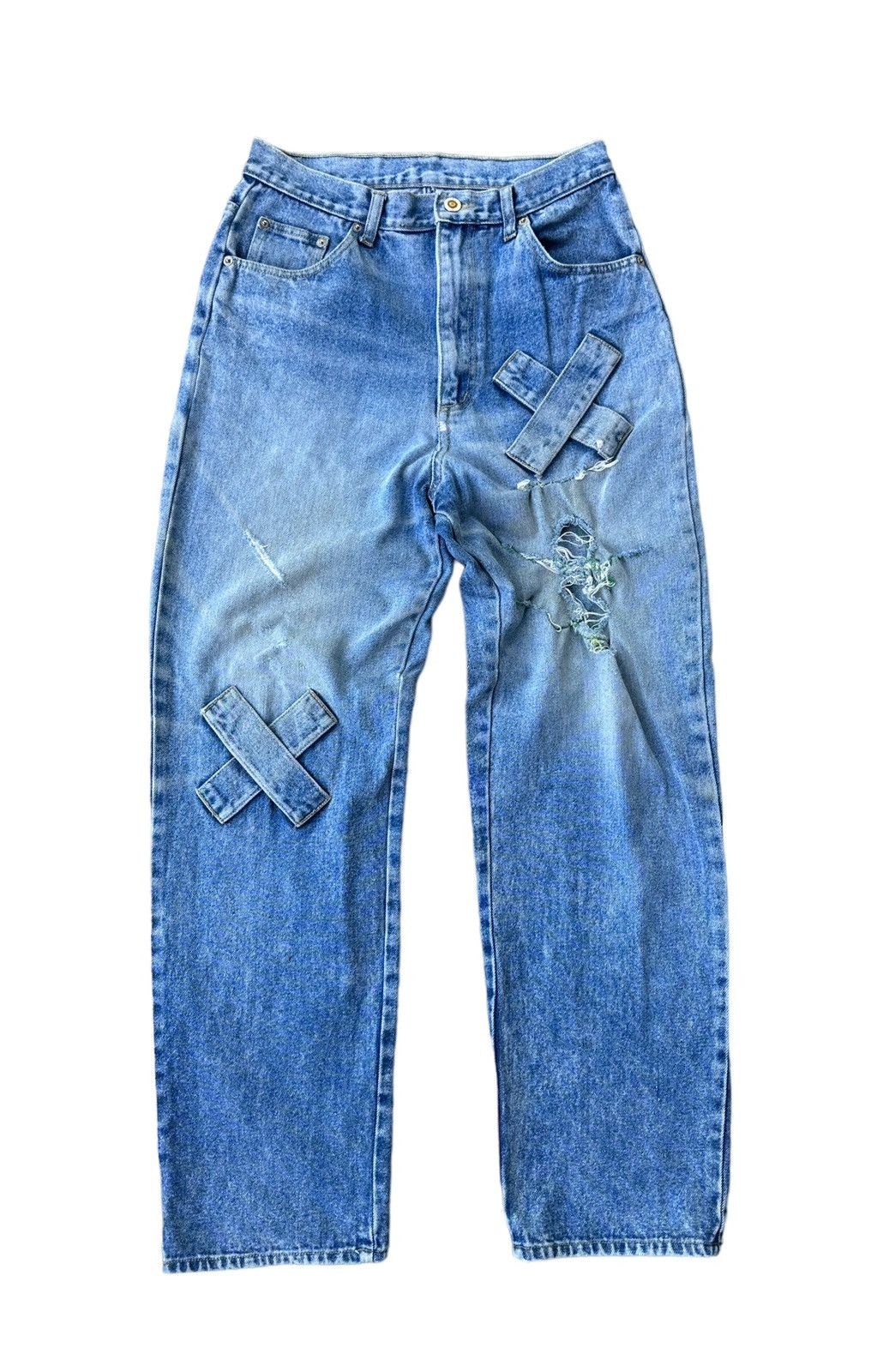 Vintage B.scott blue denim jeans Size US 28 / EU 44 - 1 Thumbnail