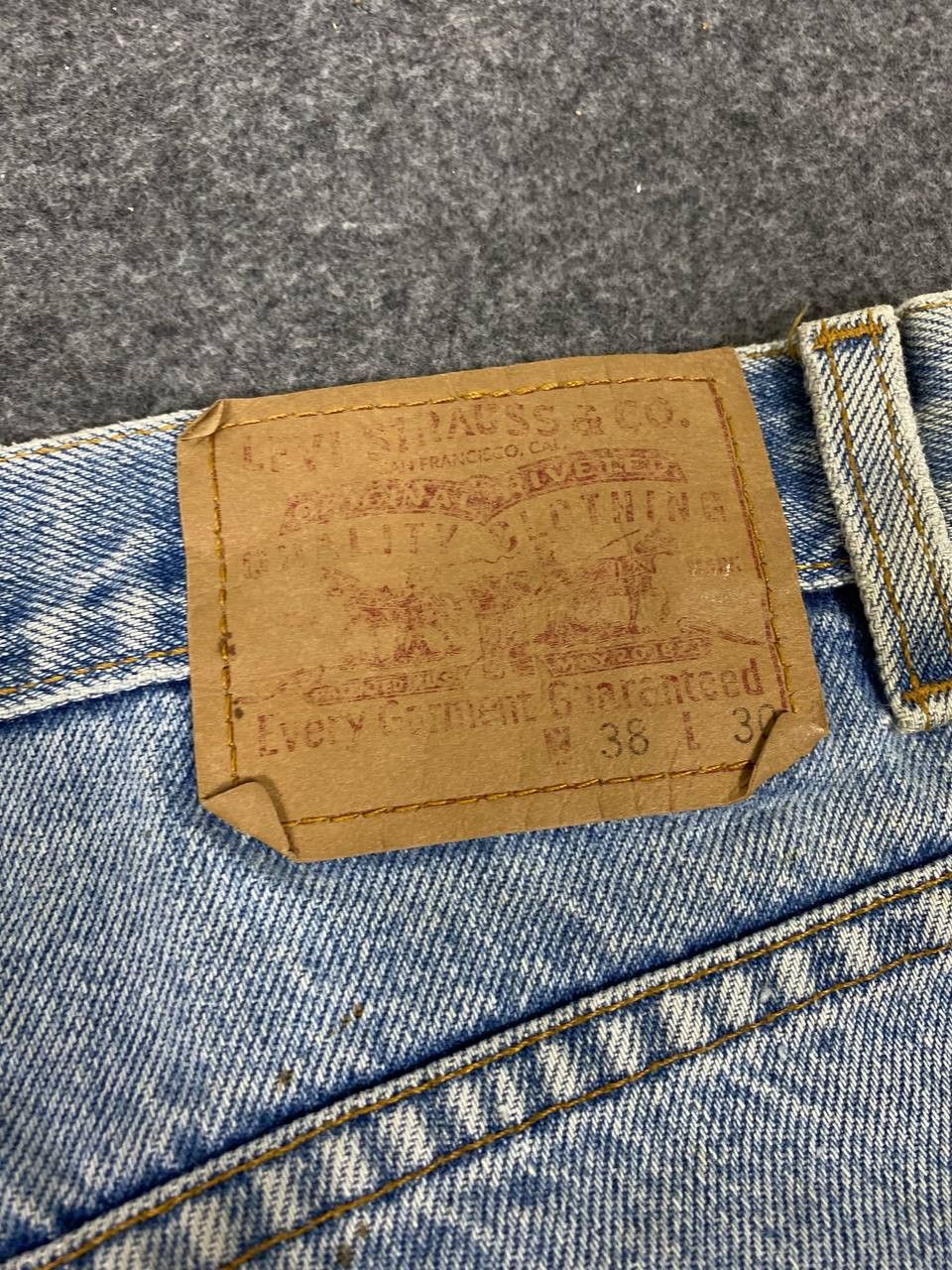 Levi's vintage levis 586 relaxed fit straight leg denim Size US 38 / EU 54 - 5 Thumbnail