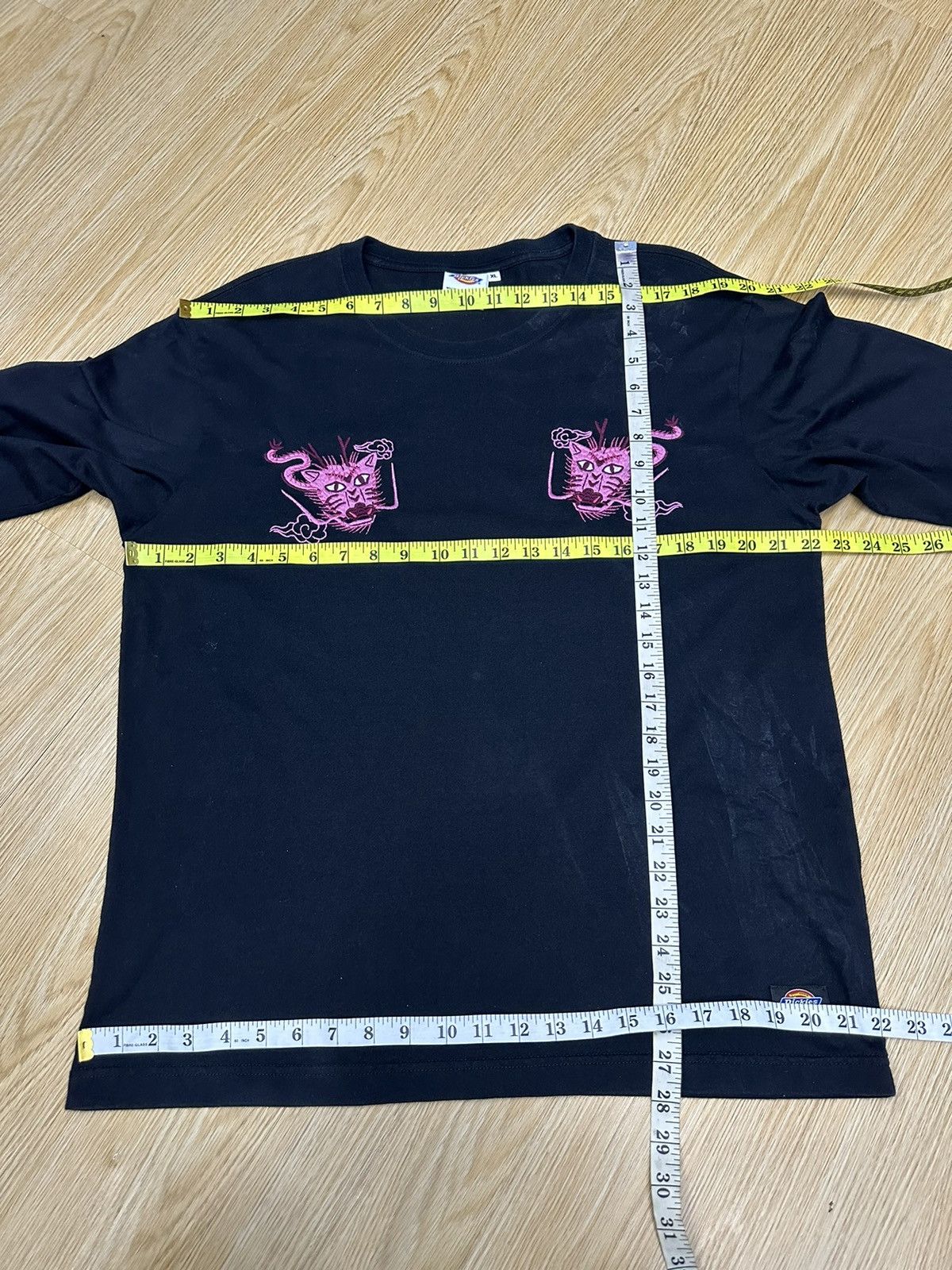 Dickies Dickies Sukajan Style Long Sleeve Tshirt A568 Size US XL / EU 56 / 4 - 7 Thumbnail