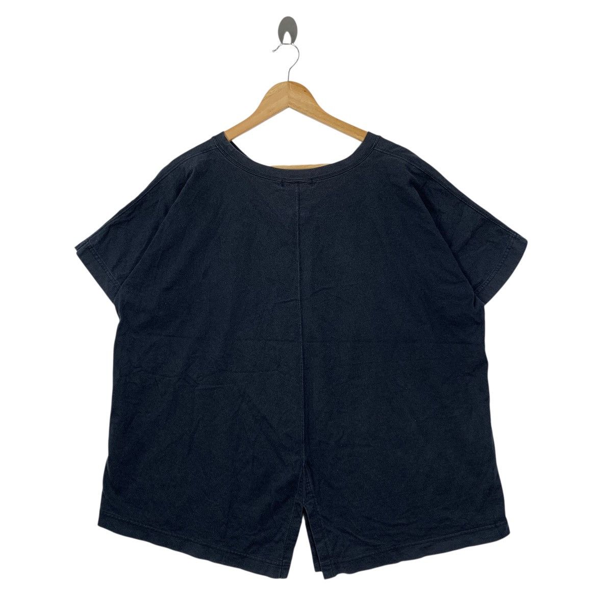 Japanese Brand BX BI:-EKS Japanese Brand Plain Oversize Baggy Shirt Size XXL / US 16-18 / IT 52-54 - 3 Thumbnail