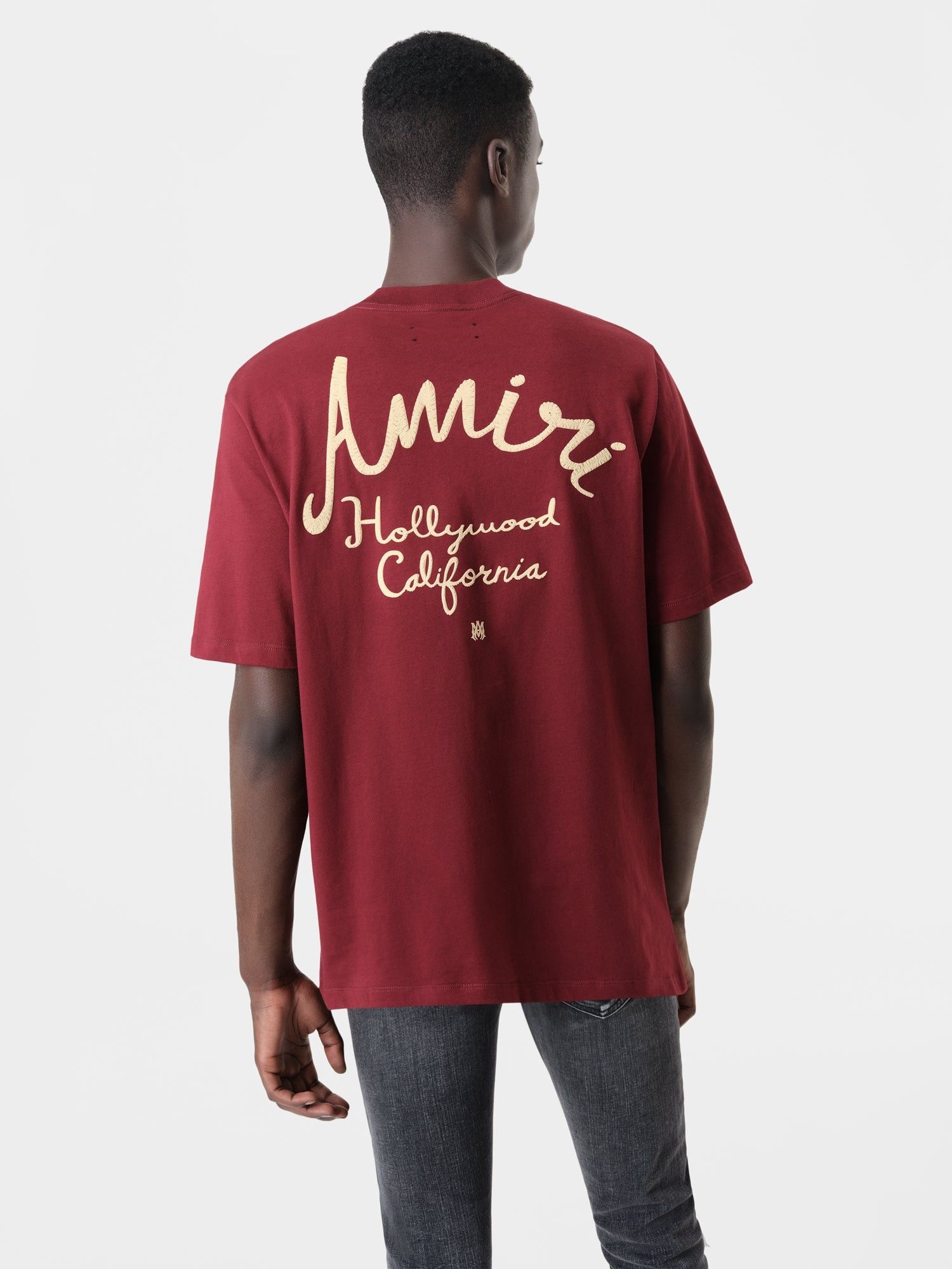 Amiri o1orln1025 Hollywood T-Shirt in Red Size US XL / EU 56 / 4 - 4 Thumbnail