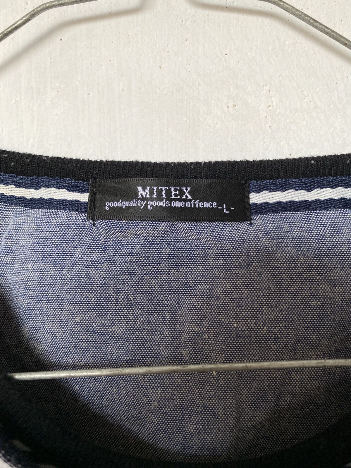 Beauty Beast × If Six Was Nine × Japanese Brand Mitex Multibutton Striped Grunge Longsleeve Size US L / EU 52-54 / 3 - 5 Thumbnail