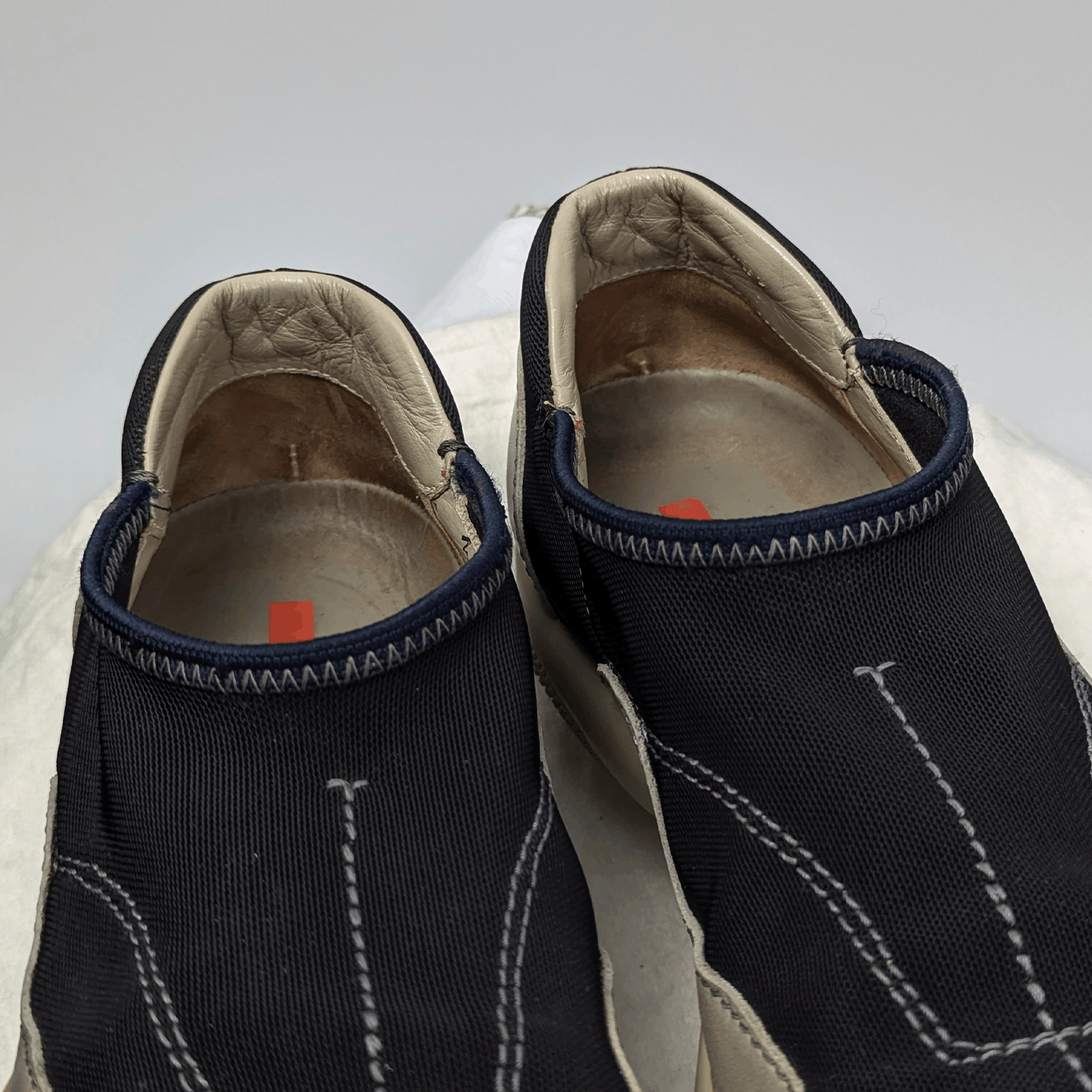 Prada Prada Americas Cup Vintage Red Tab Y2K 2000s SlipOn Low Size US 5 / IT 35 - 10 Thumbnail