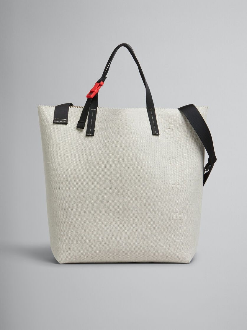 o1w1db11125 Size :OS/Canvas Tribeca Shopper in White