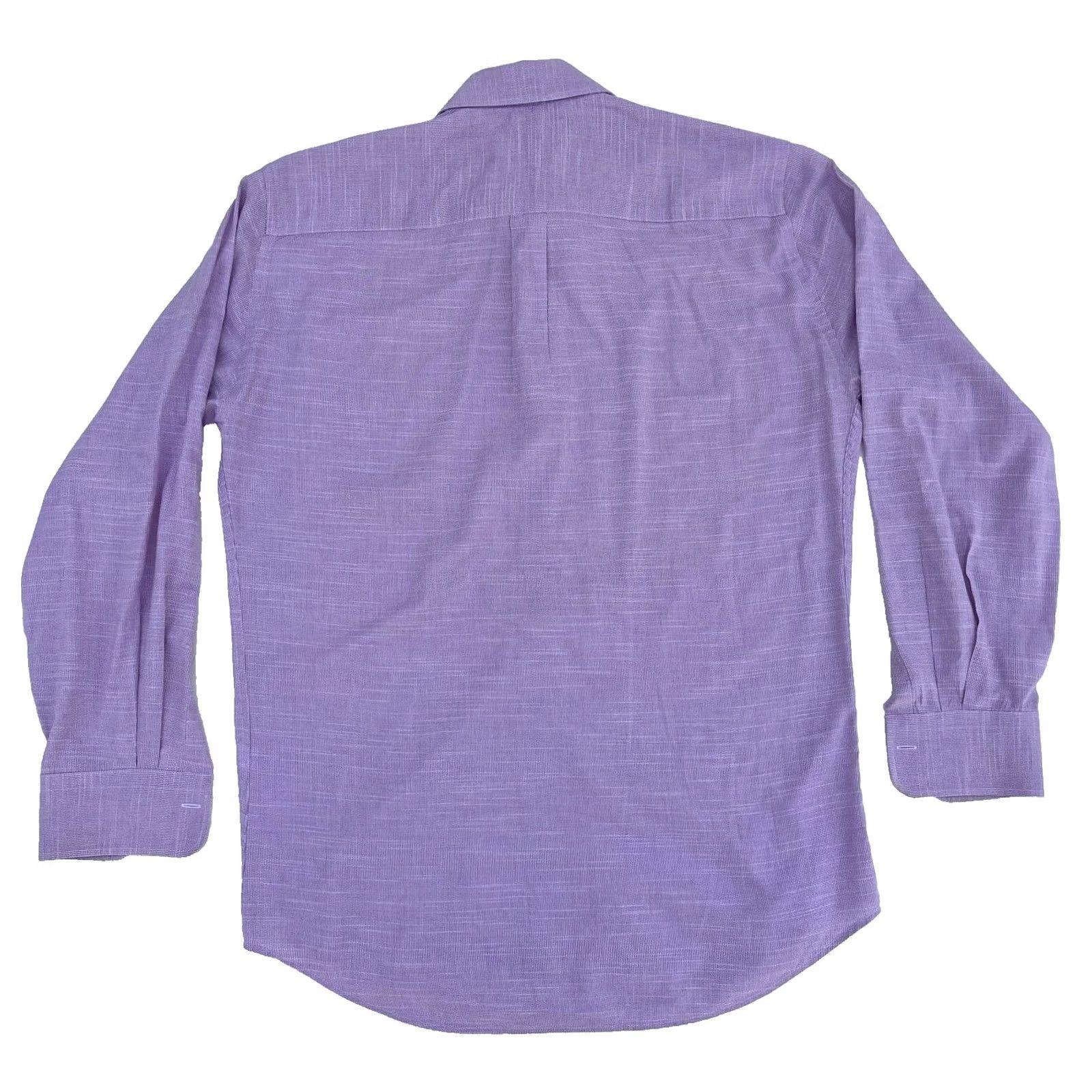 Peter Millar VINTAGE Peter Millar Button-Up Shirt Micro Check Mens Medium Purple Lilac Cotton Short Sleeve? Long Sleeve? Size US M / EU 48-50 / 2 - 2 Thumbnail