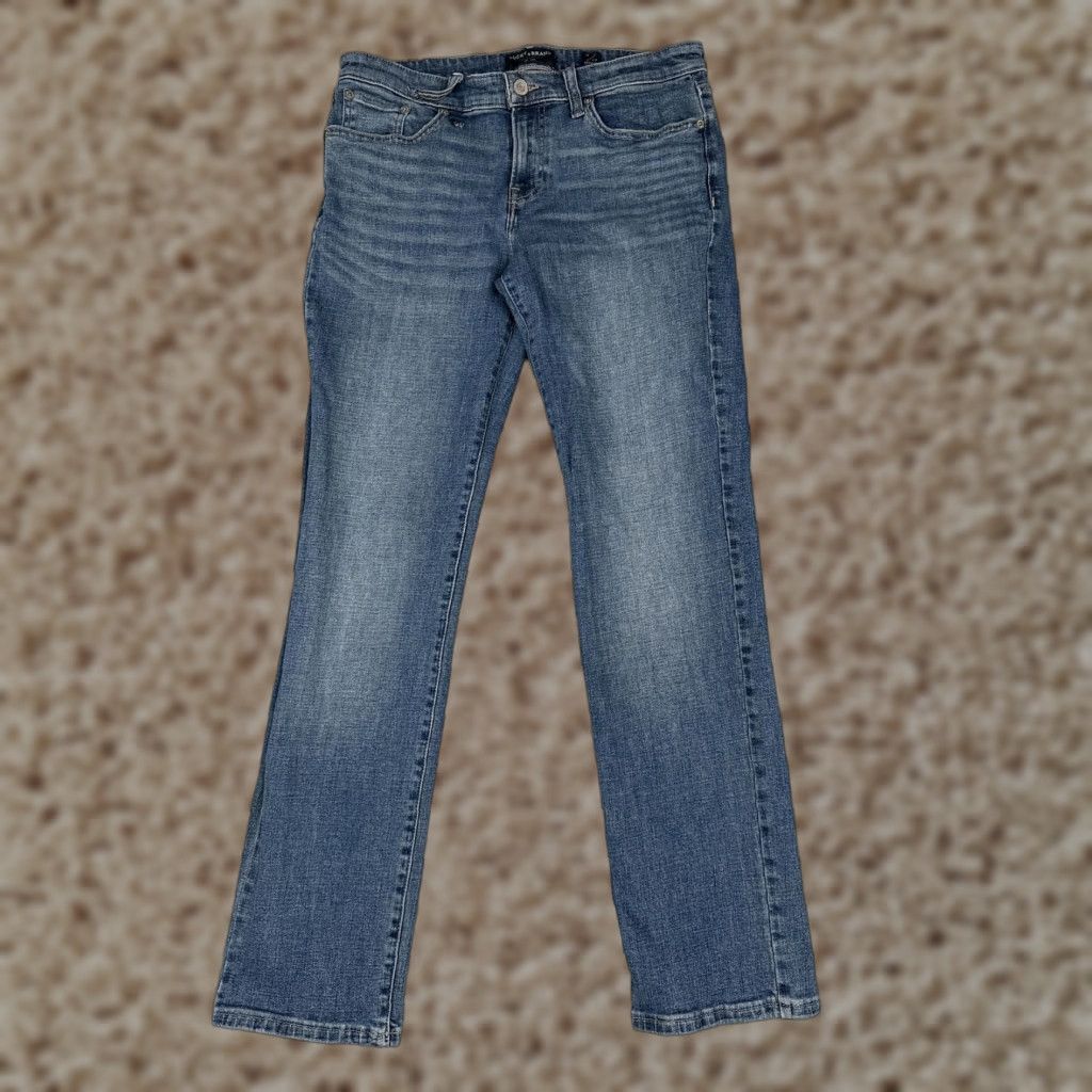 Lucky Brand Lucky Brand Jeans Womens 8 Blue Midrise Straight Medium Wash Denim Casual 29x31 Size 30" / US 8 / IT 44 - 1 Thumbnail