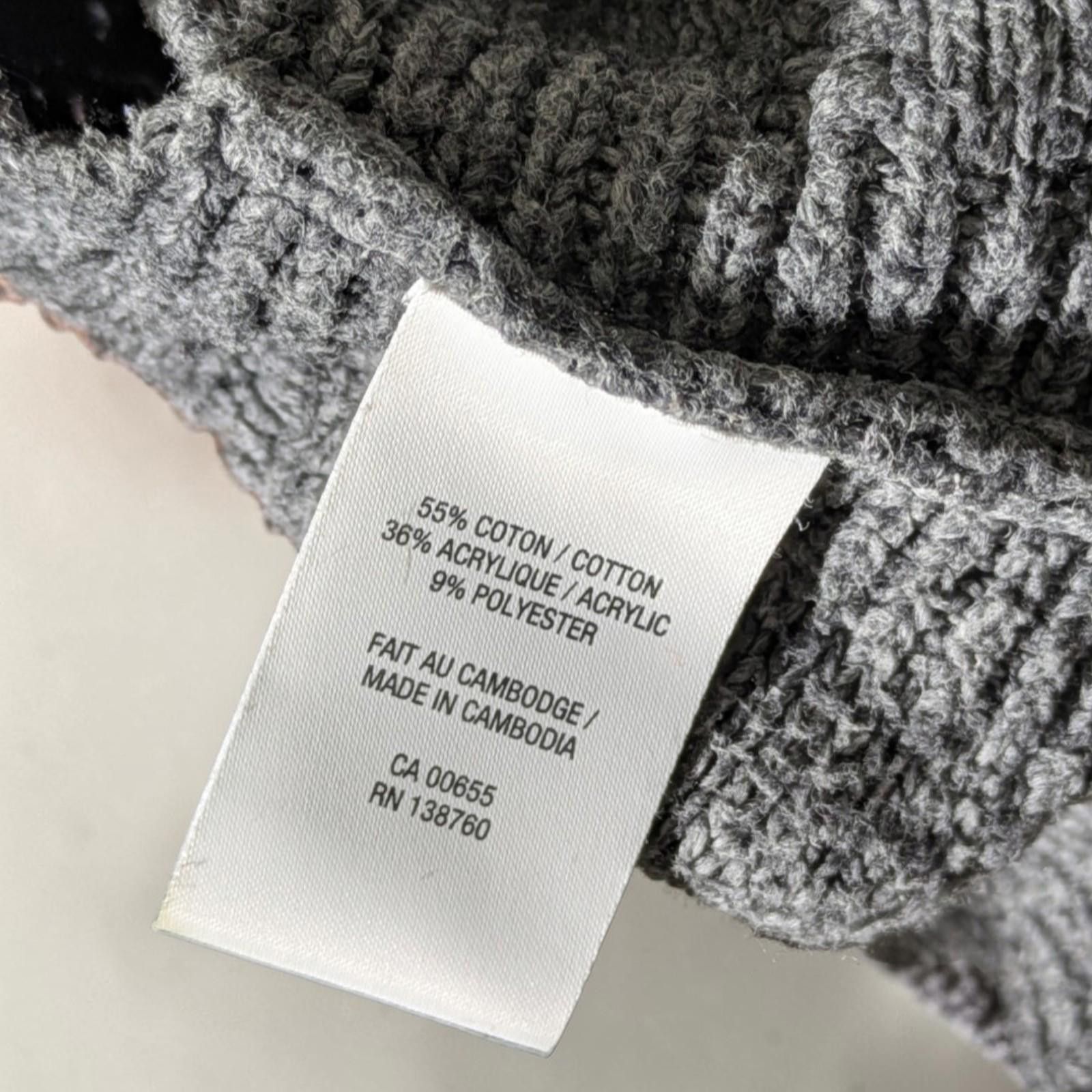 Other Reitmans S Womens Knit Poncho Cowl Neck Cable Textured Shawl Size S / US 4 / IT 40 - 7 Thumbnail