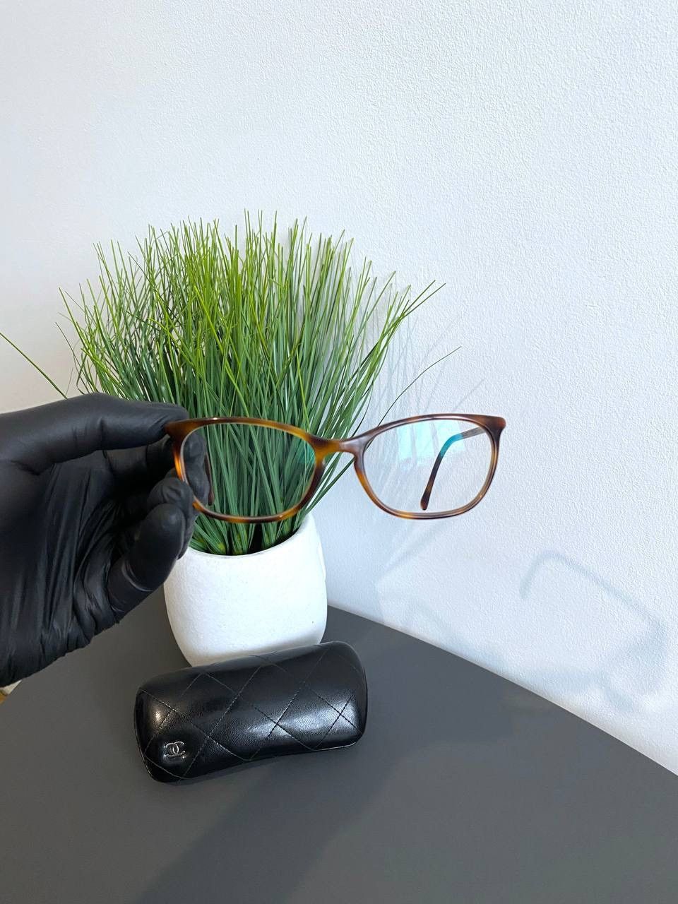 Chanel × Designer CHANEL Women's Rectangle Eyeglasses, 3281 c.1295 Size ONE SIZE - 22 Thumbnail