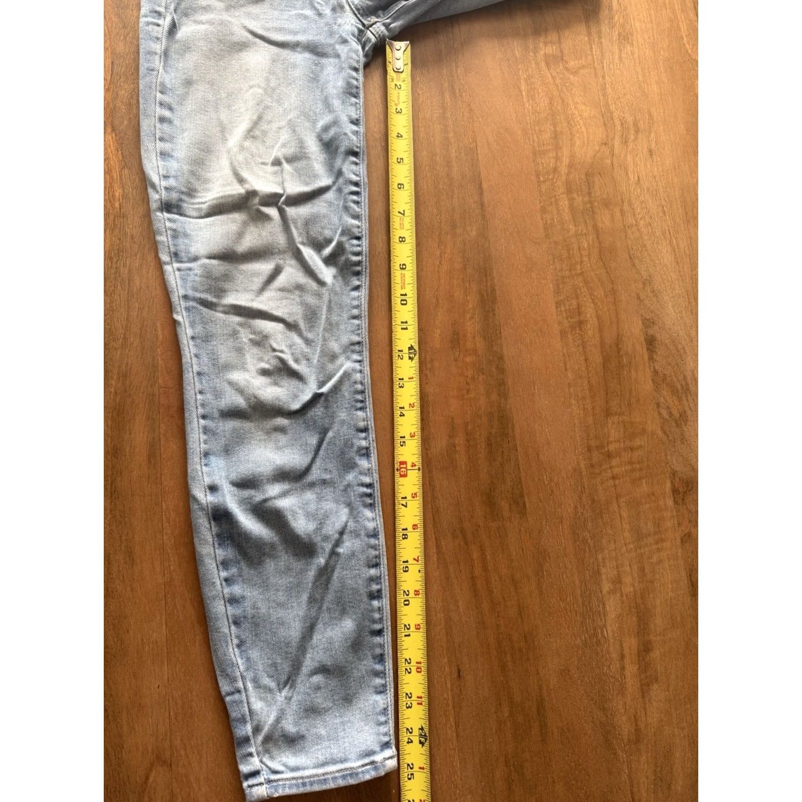 Paige Paige Jeans Women Crop Slim Fit Light Wash Denim 26x25 Blue Stretch High Rise 5-Pocket Size 26" / US 2 / IT 38 - 7 Thumbnail