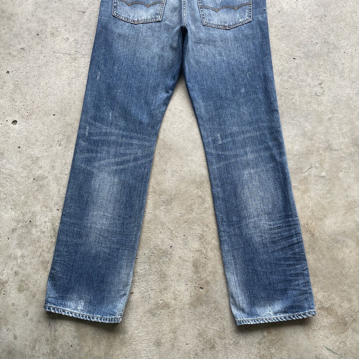 American Eagle Outfitters × Jean Vintage American Eagle Distressed Jeans Faded Pants W32 Size US 32 / EU 48 - 10 Thumbnail