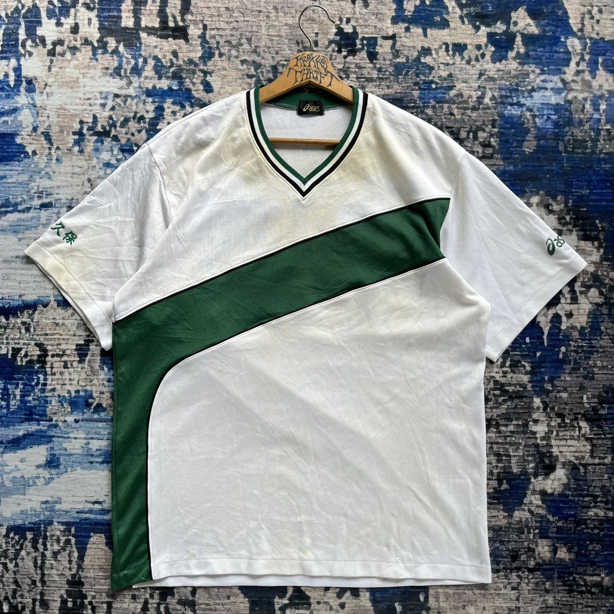 Asics × Japanese Brand Vintage Asics Musashi Ogose Basketball Jersey 90s Japan Size US XL / EU 56 / 4 - 2 Thumbnail