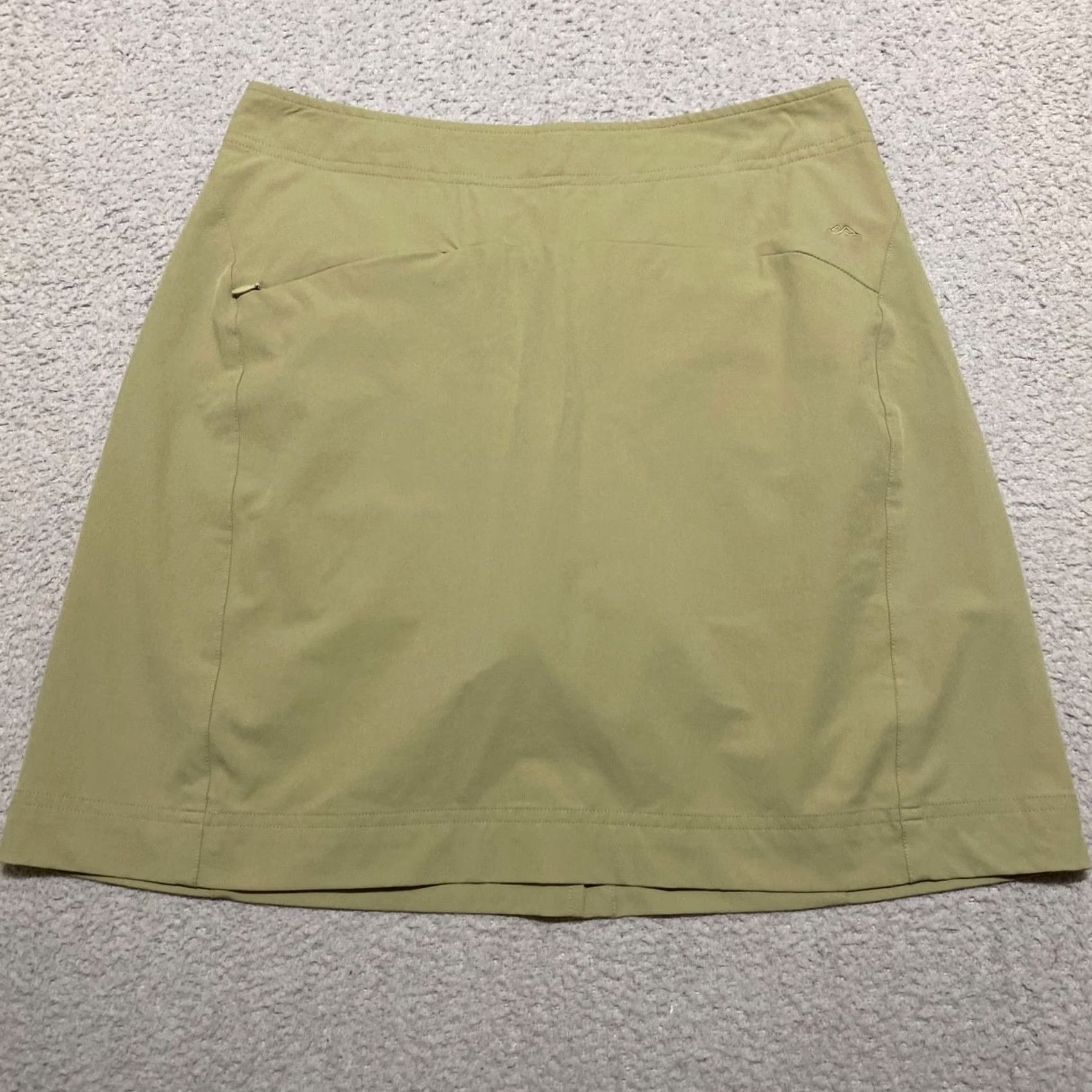 Kathmandu Kathmandu Skort Women's Beige Mini Pockets Outdoor Nylon Spandex 10 Casual Travel Summer Spring Autumn Size 32" / US 10 / IT 46 - 2 Thumbnail