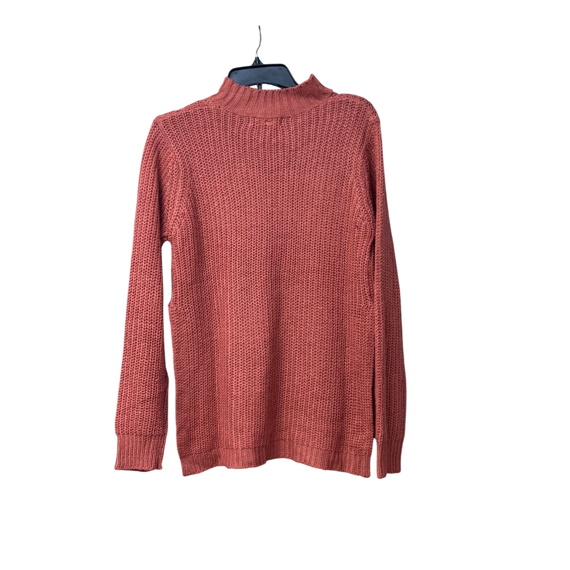 Other Planet Gold Junior’s V-neck chocker Side Slits Sweater, Sz. Size M / US 6-8 / IT 42-44 - 9 Thumbnail